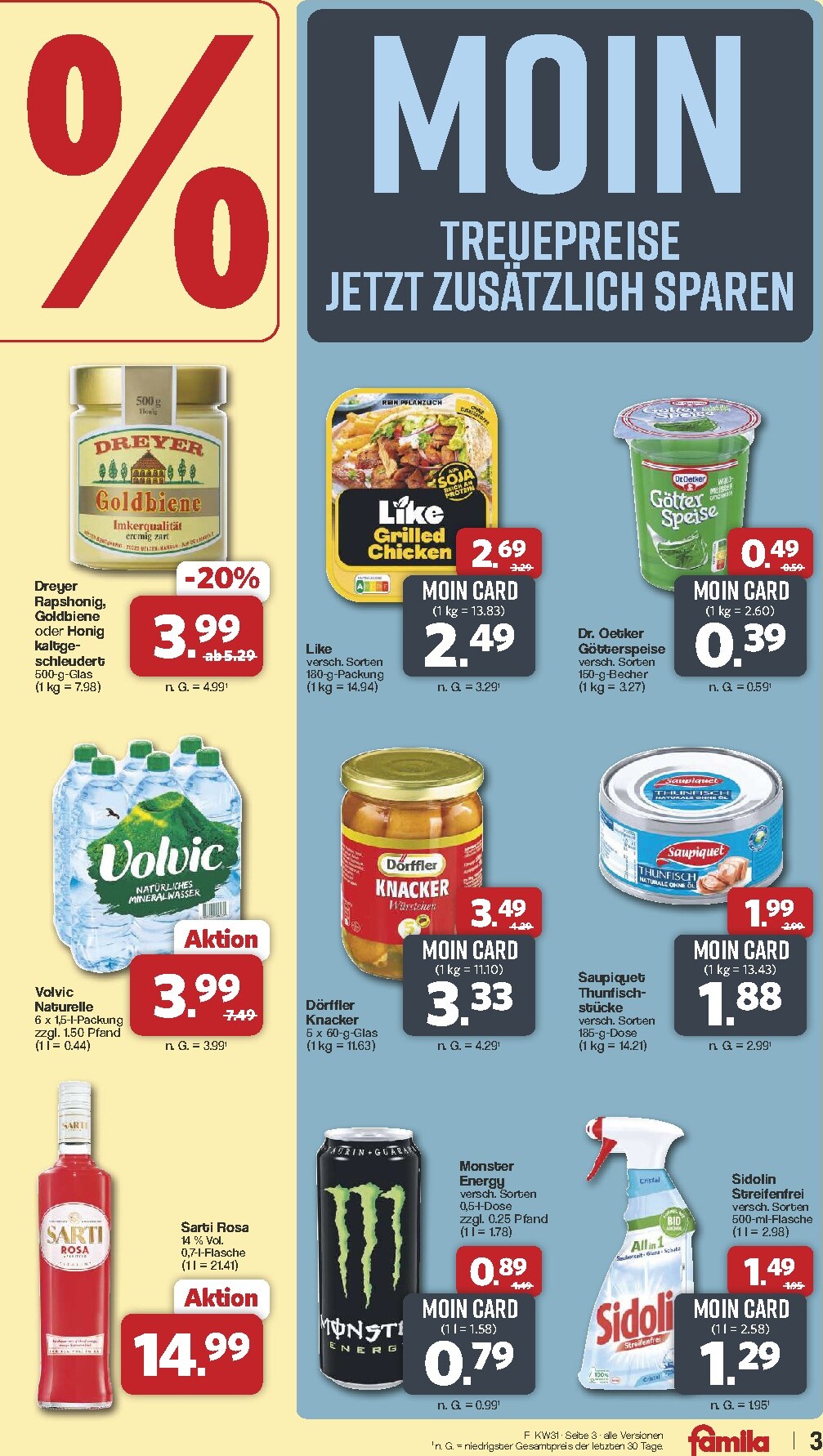 famila-nordwest - Famila Nordwest Prospekt nächste Woche – von Montag 27.07.2026 bis Samstag 01.08.2026 - page: 3