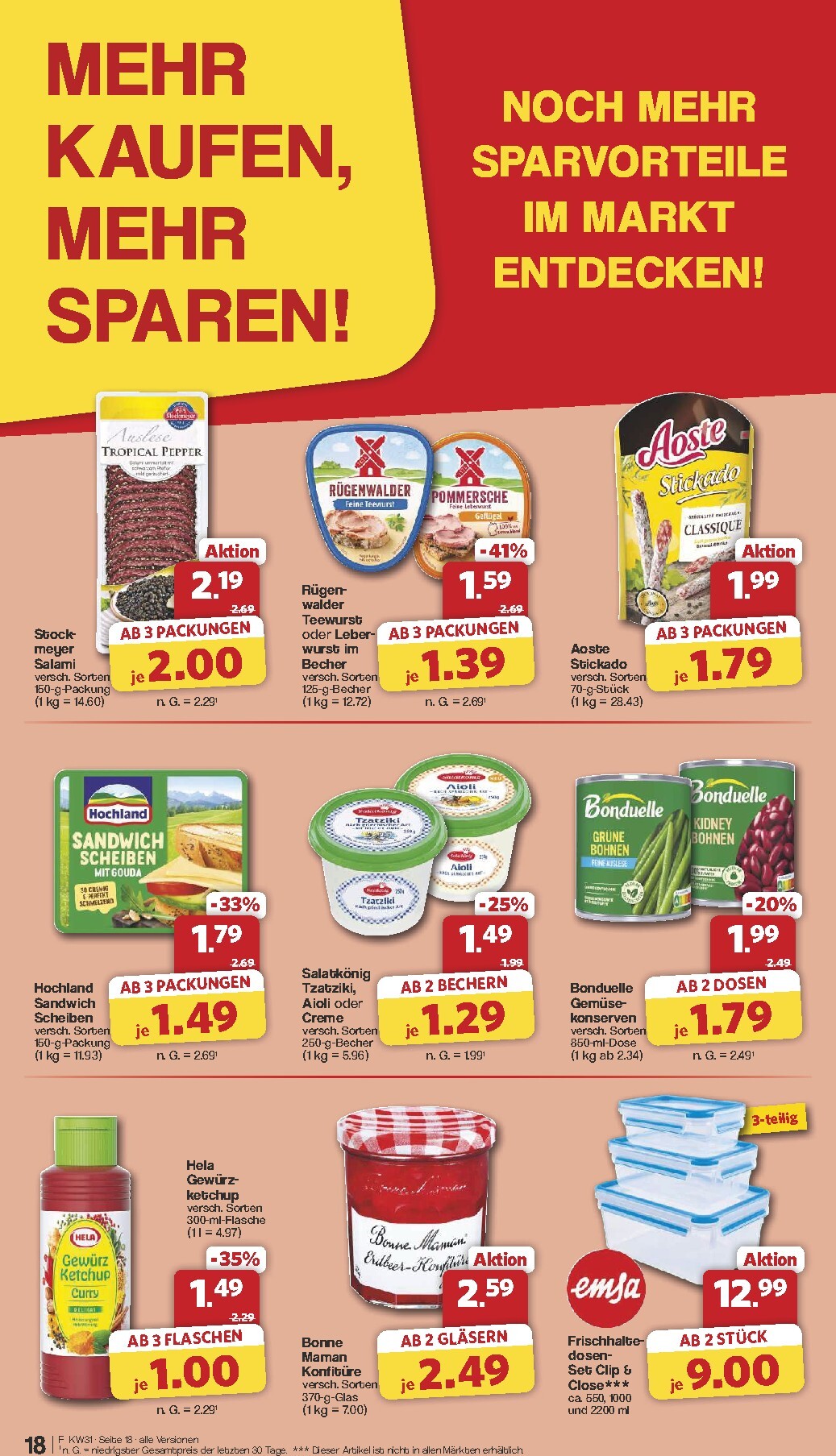 famila-nordwest - Famila Nordwest Prospekt nächste Woche – von Montag 27.07.2026 bis Samstag 01.08.2026 - page: 18
