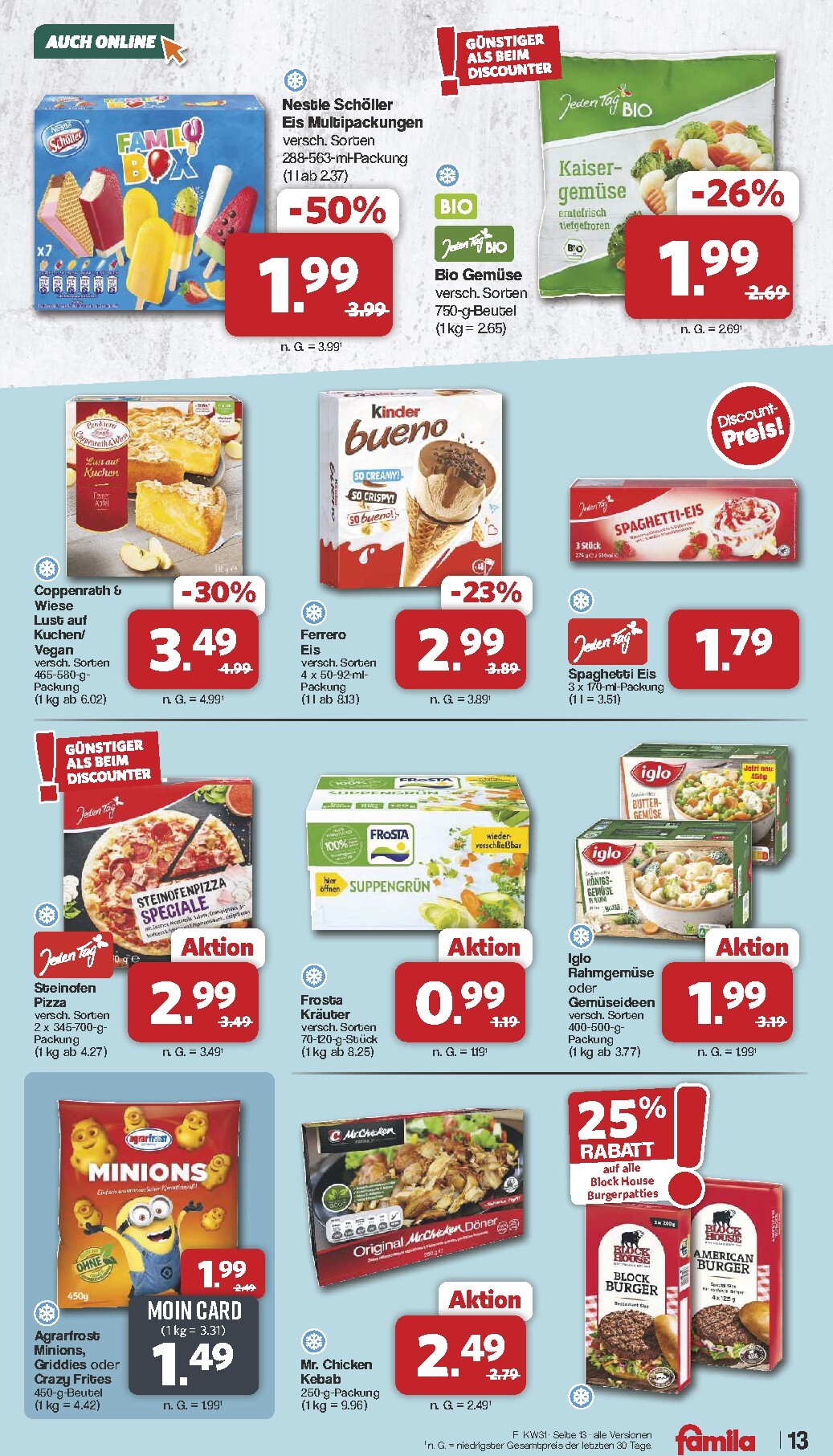 famila-nordwest - Famila Nordwest Prospekt nächste Woche – von Montag 27.07.2026 bis Samstag 01.08.2026 - page: 13