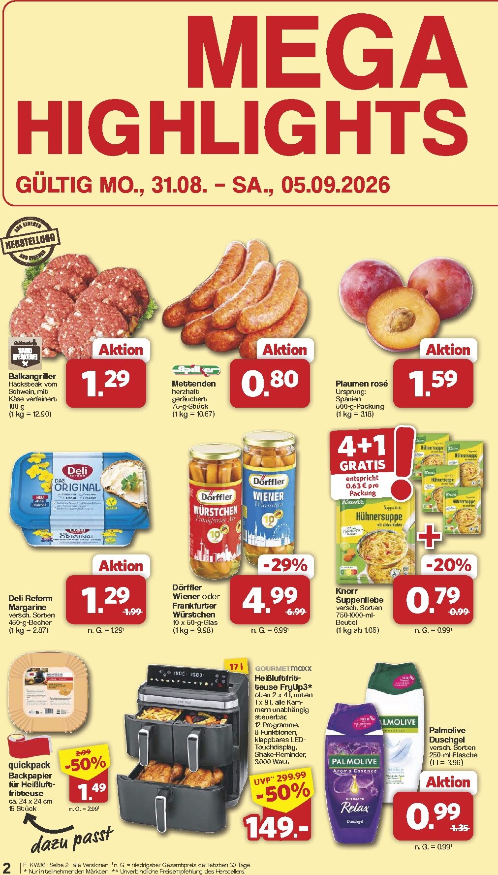 famila-nordwest - Famila Nordwest Prospekt nächste Woche – von Montag 31.08.2026 bis Samstag 05.09.2026 - page: 2