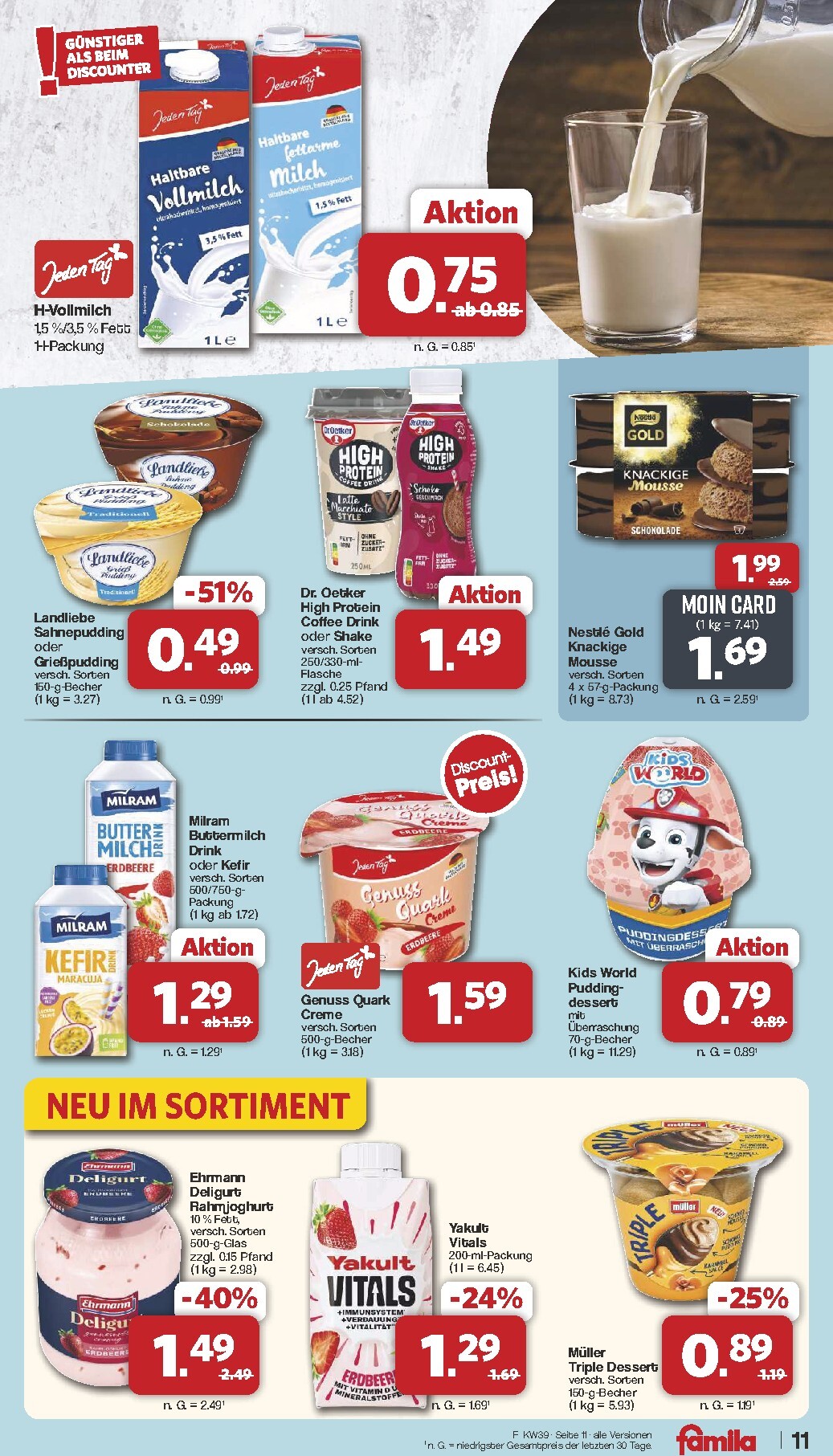 famila-nordwest - Famila Nordwest Prospekt nächste Woche – von Montag 21.09.2026 bis Samstag 26.09.2026 - page: 11