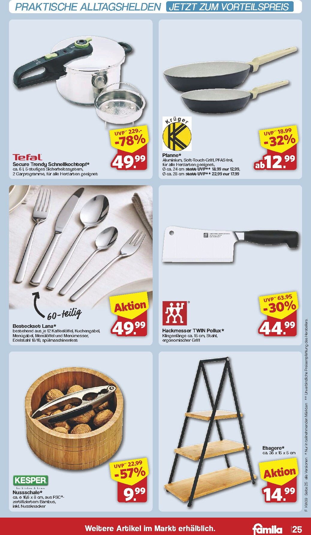 famila-nordwest - Famila Nordwest Prospekt nächste Woche – von Montag 21.09.2026 bis Samstag 26.09.2026 - page: 26