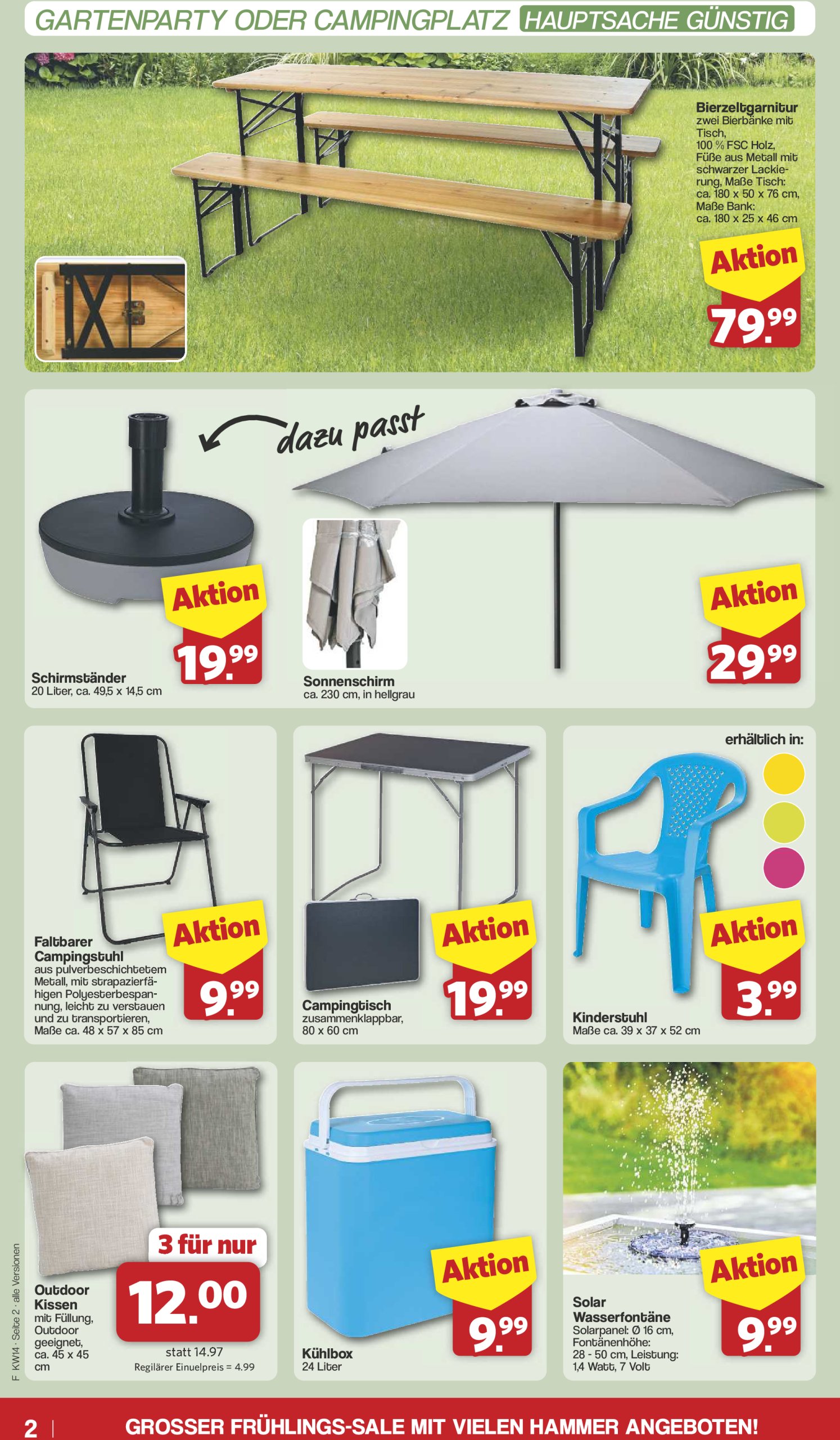 famila-nordwest - Famila Nordwest - Garten-Prospekt gültig von 31.03. bis 26.04. - page: 2