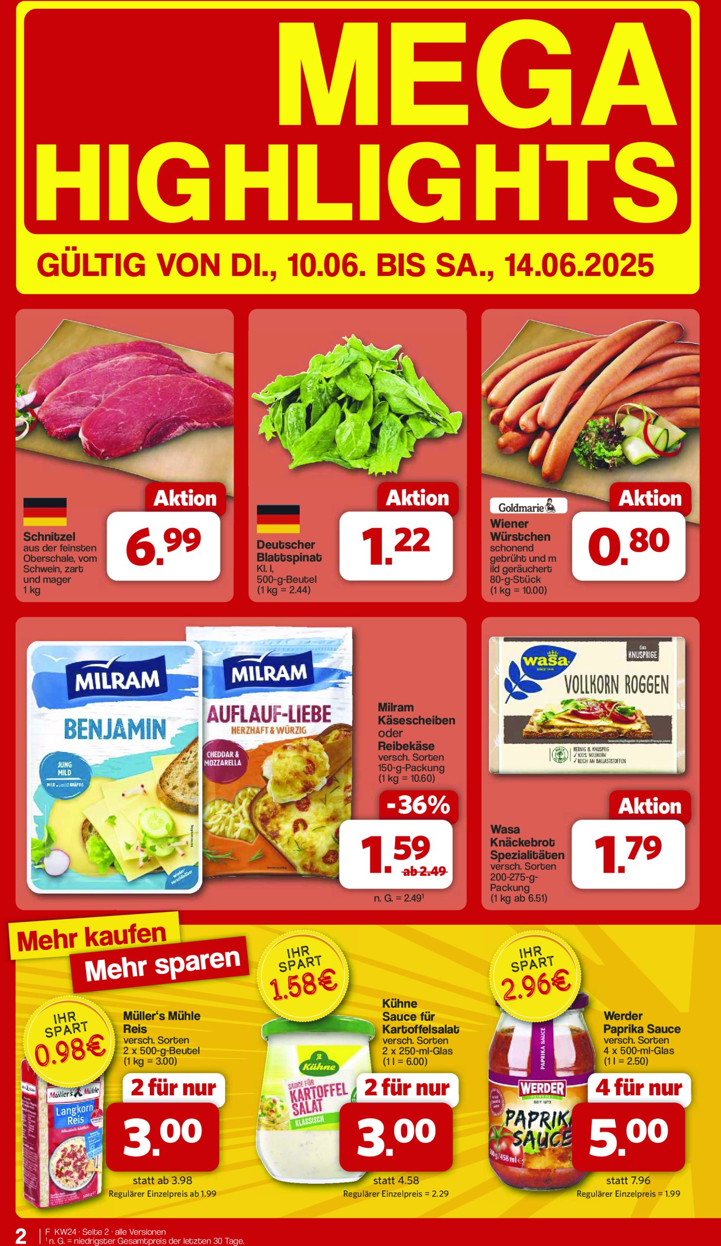 famila-nordwest - Famila Nordwest-Prospekt gültig vom 10.06. bis 14.06. - page: 2 famila-nordwest - Famila Nordwest-Prospekt gültig vom 10.06. bis 14.06. - page: 2