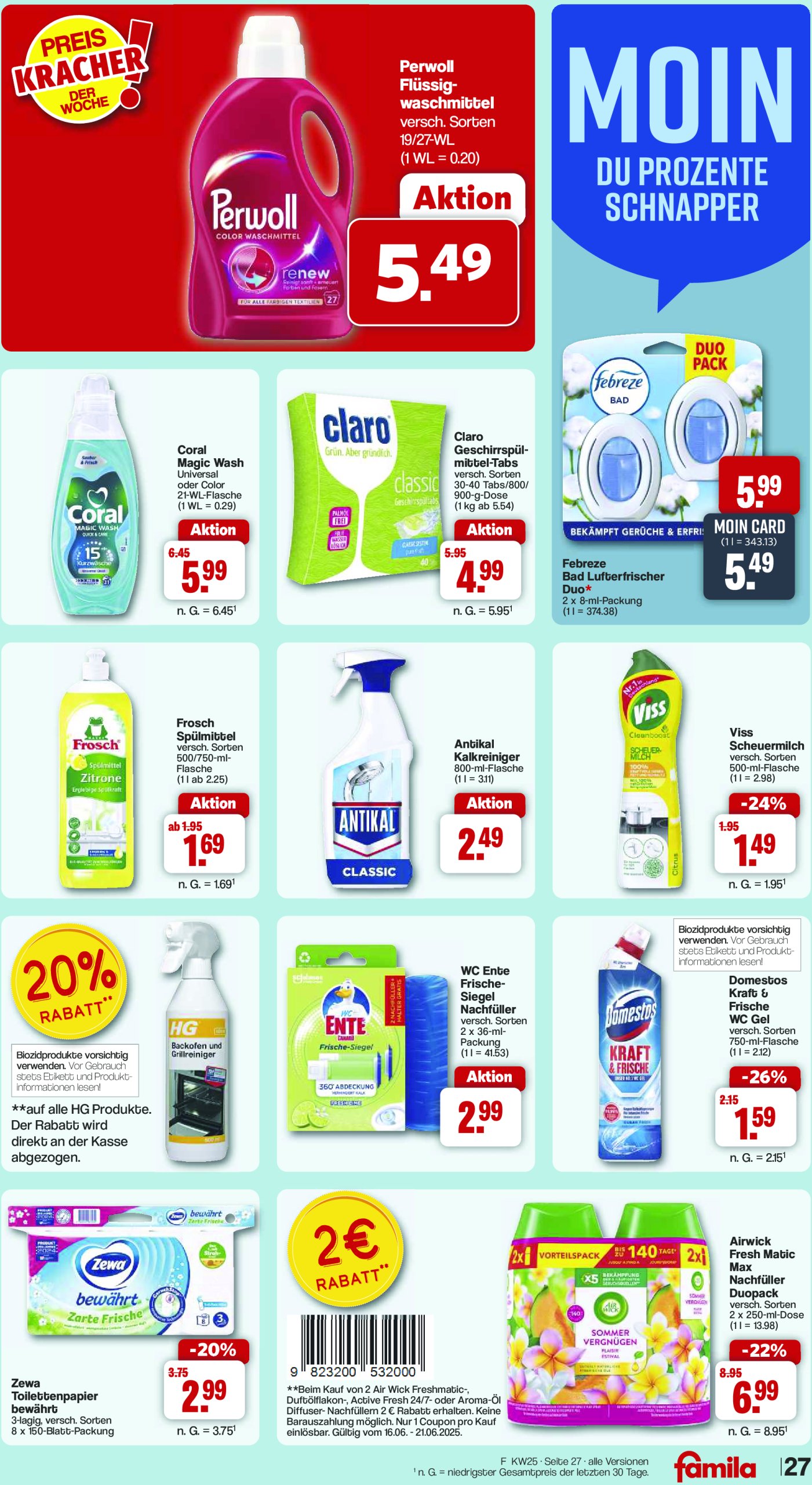 famila-nordwest - Famila Nordwest-Prospekt gültig vom 16.06. bis 21.06. - page: 34 famila-nordwest - Famila Nordwest-Prospekt gültig vom 16.06. bis 21.06. - page: 34