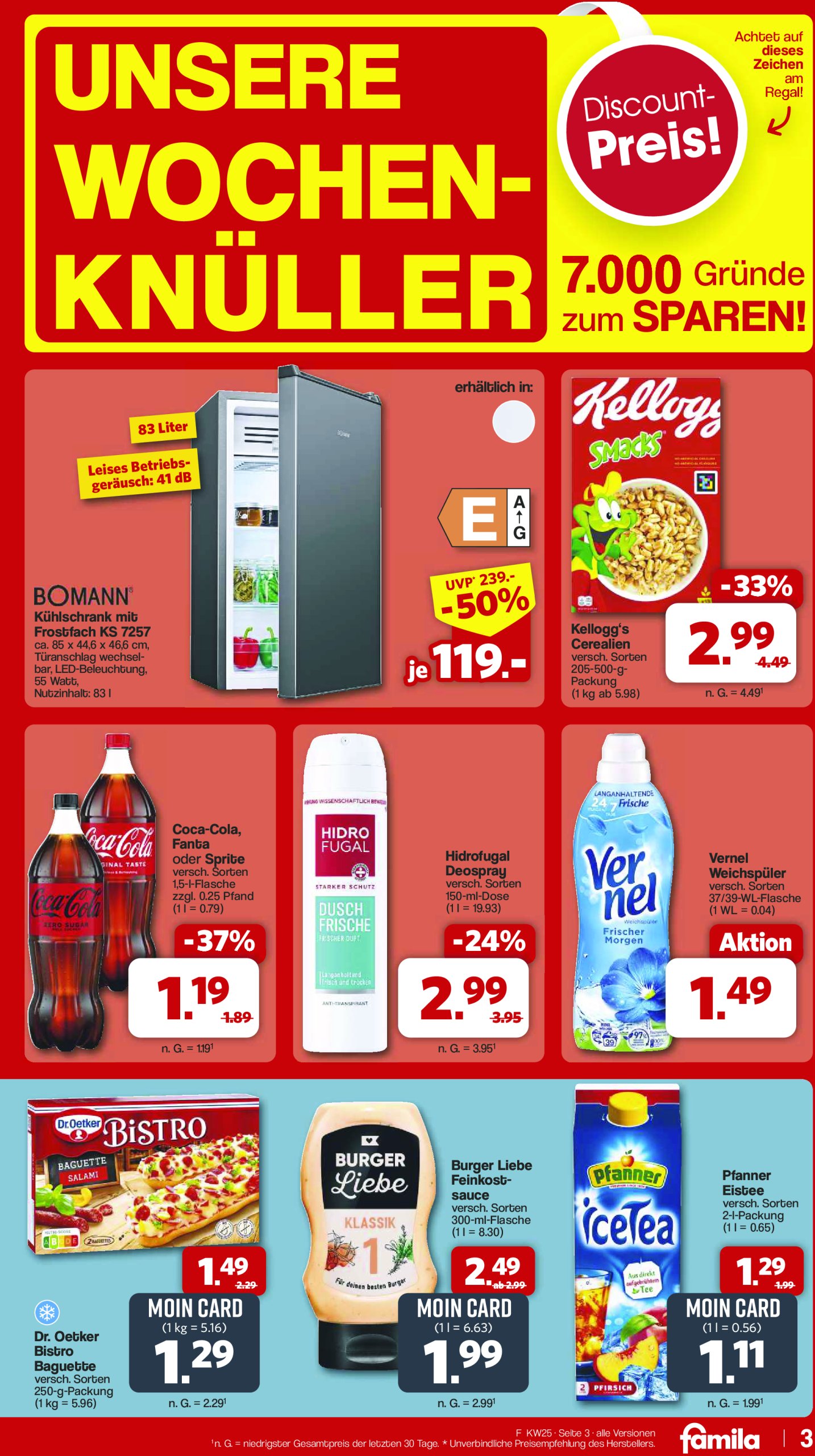 famila-nordwest - Famila Nordwest-Prospekt gültig vom 16.06. bis 21.06. - page: 3 famila-nordwest - Famila Nordwest-Prospekt gültig vom 16.06. bis 21.06. - page: 3