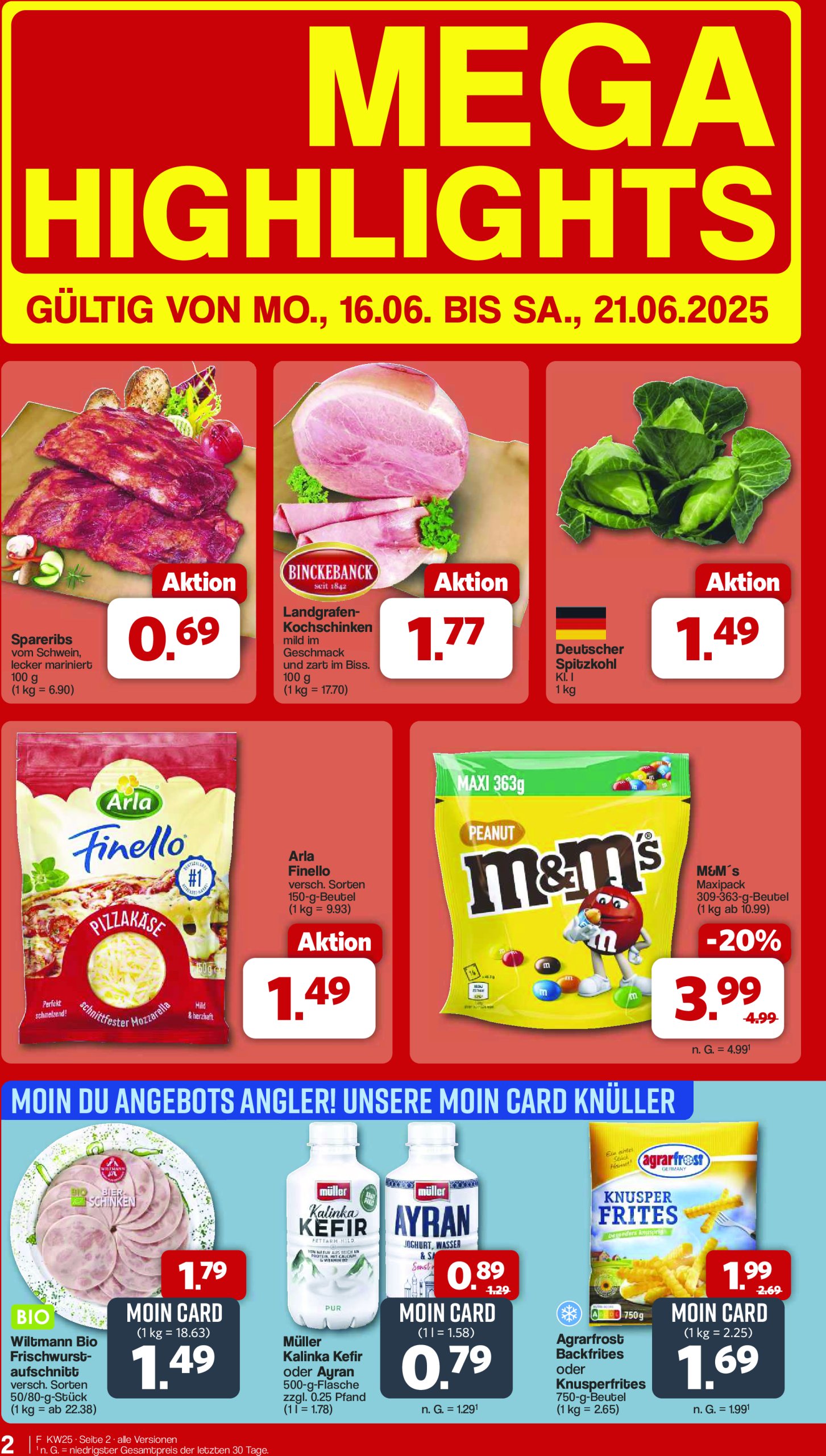 famila-nordwest - Famila Nordwest-Prospekt gültig vom 16.06. bis 21.06. - page: 2 famila-nordwest - Famila Nordwest-Prospekt gültig vom 16.06. bis 21.06. - page: 2