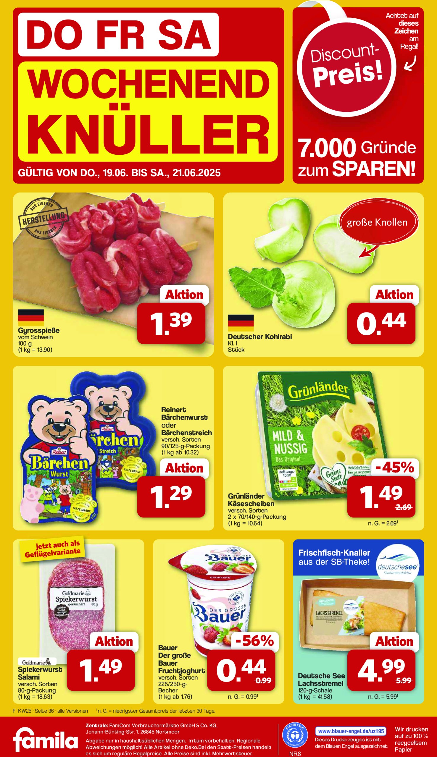 famila-nordwest - Famila Nordwest-Prospekt gültig vom 16.06. bis 21.06. - page: 44 famila-nordwest - Famila Nordwest-Prospekt gültig vom 16.06. bis 21.06. - page: 44