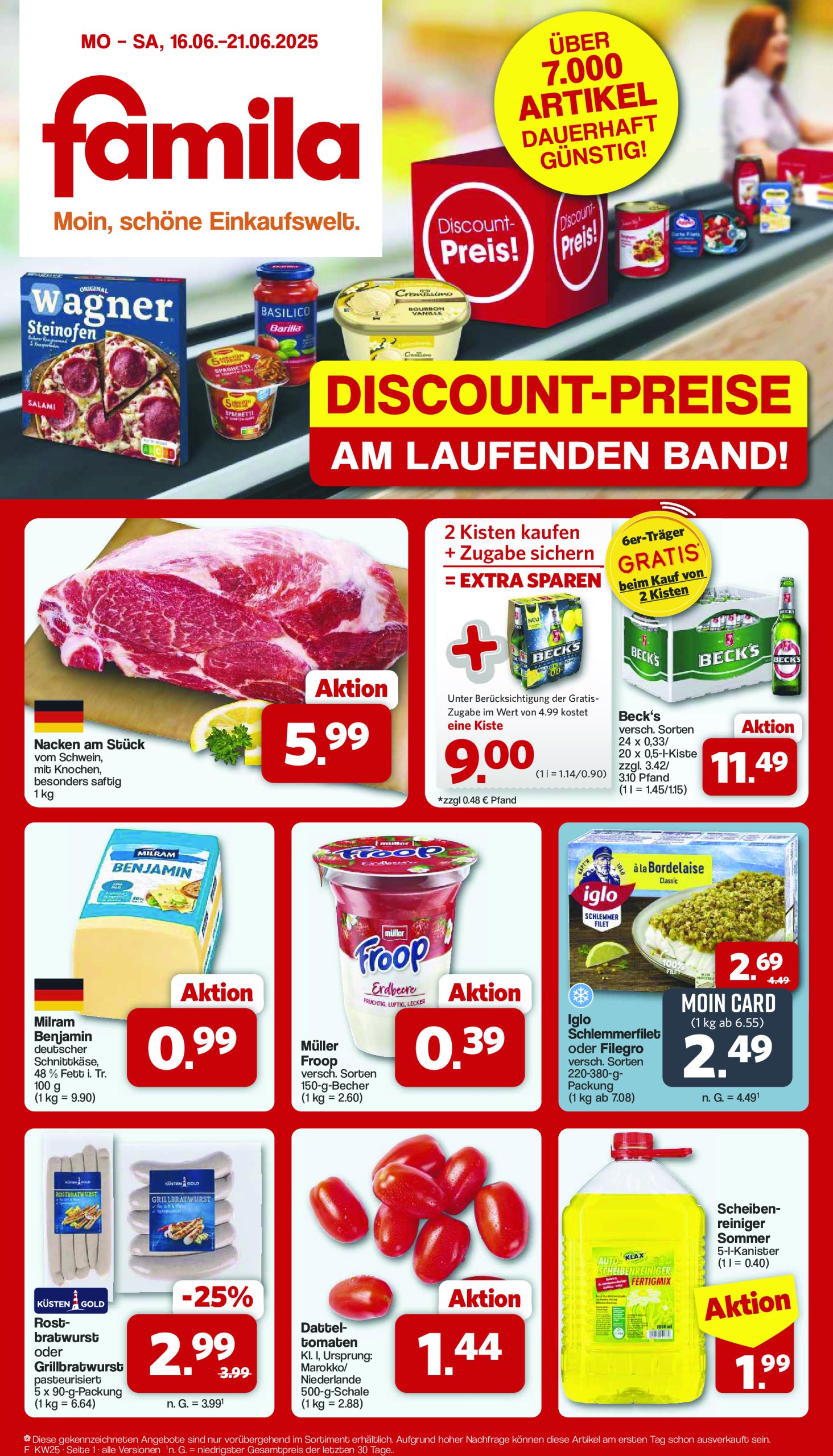 famila-nordwest - Famila Nordwest-Prospekt gültig vom 16.06. bis 21.06.