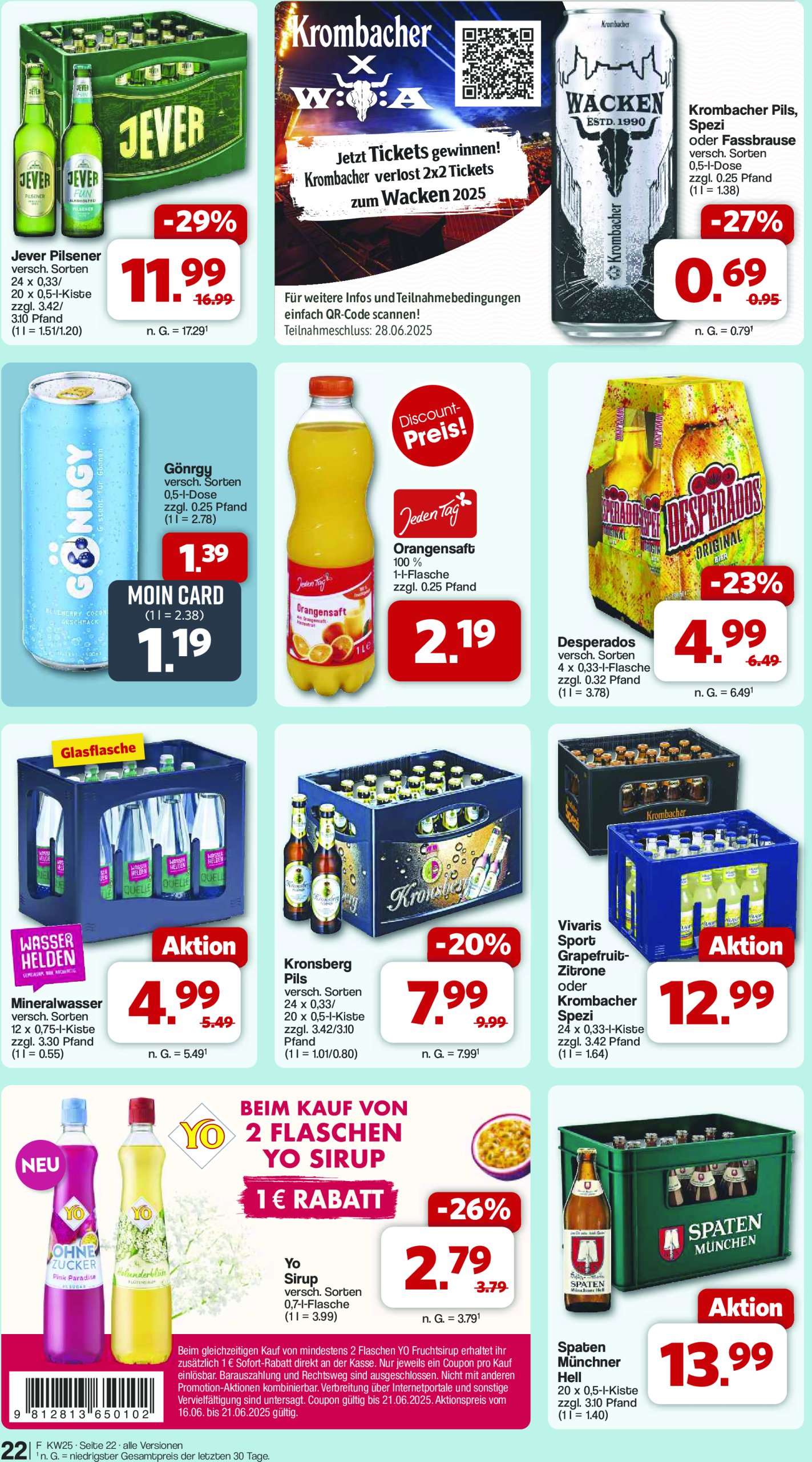 famila-nordwest - Famila Nordwest-Prospekt gültig vom 16.06. bis 21.06. - page: 28 famila-nordwest - Famila Nordwest-Prospekt gültig vom 16.06. bis 21.06. - page: 28