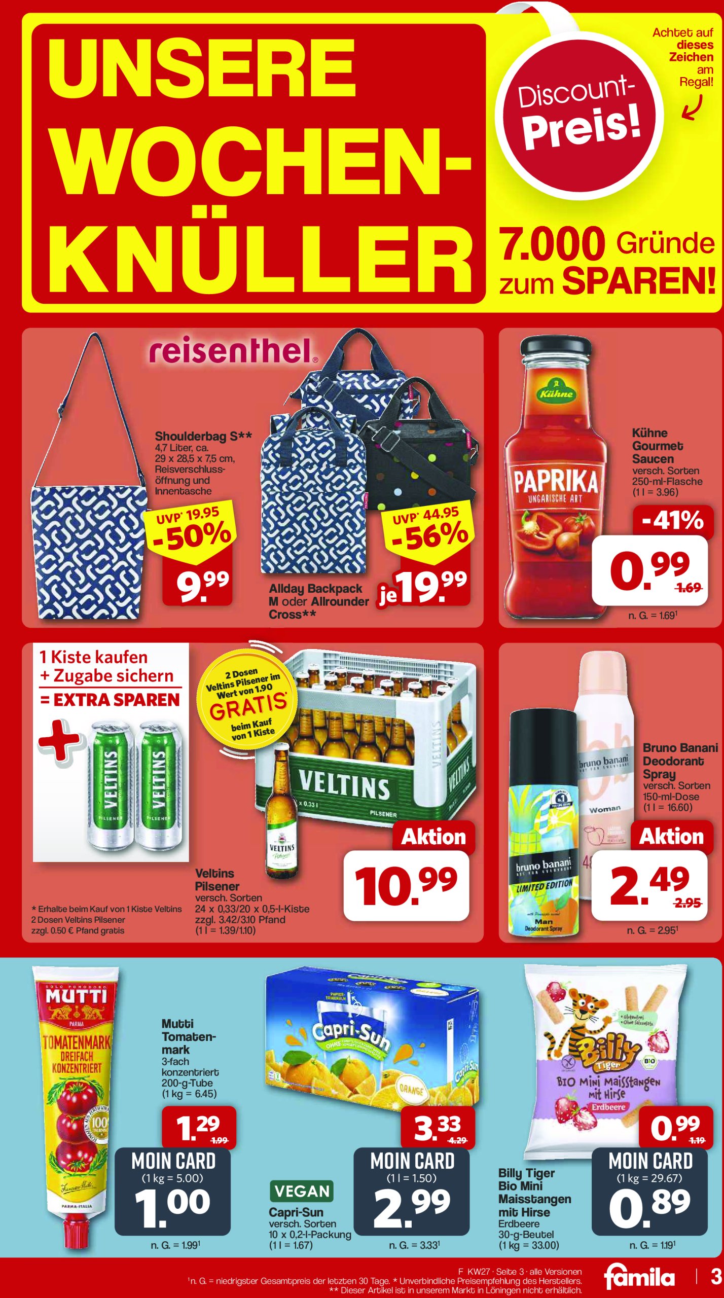 famila-nordwest - Famila Nordwest-Prospekt gültig vom 30.06. bis 05.07. - page: 3 famila-nordwest - Famila Nordwest-Prospekt gültig vom 30.06. bis 05.07. - page: 3