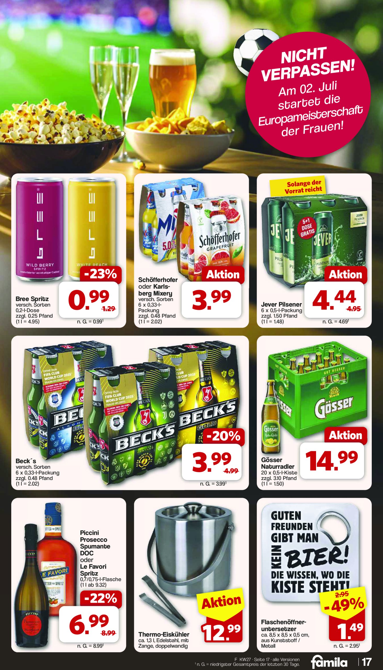famila-nordwest - Famila Nordwest-Prospekt gültig vom 30.06. bis 05.07. - page: 22 famila-nordwest - Famila Nordwest-Prospekt gültig vom 30.06. bis 05.07. - page: 22