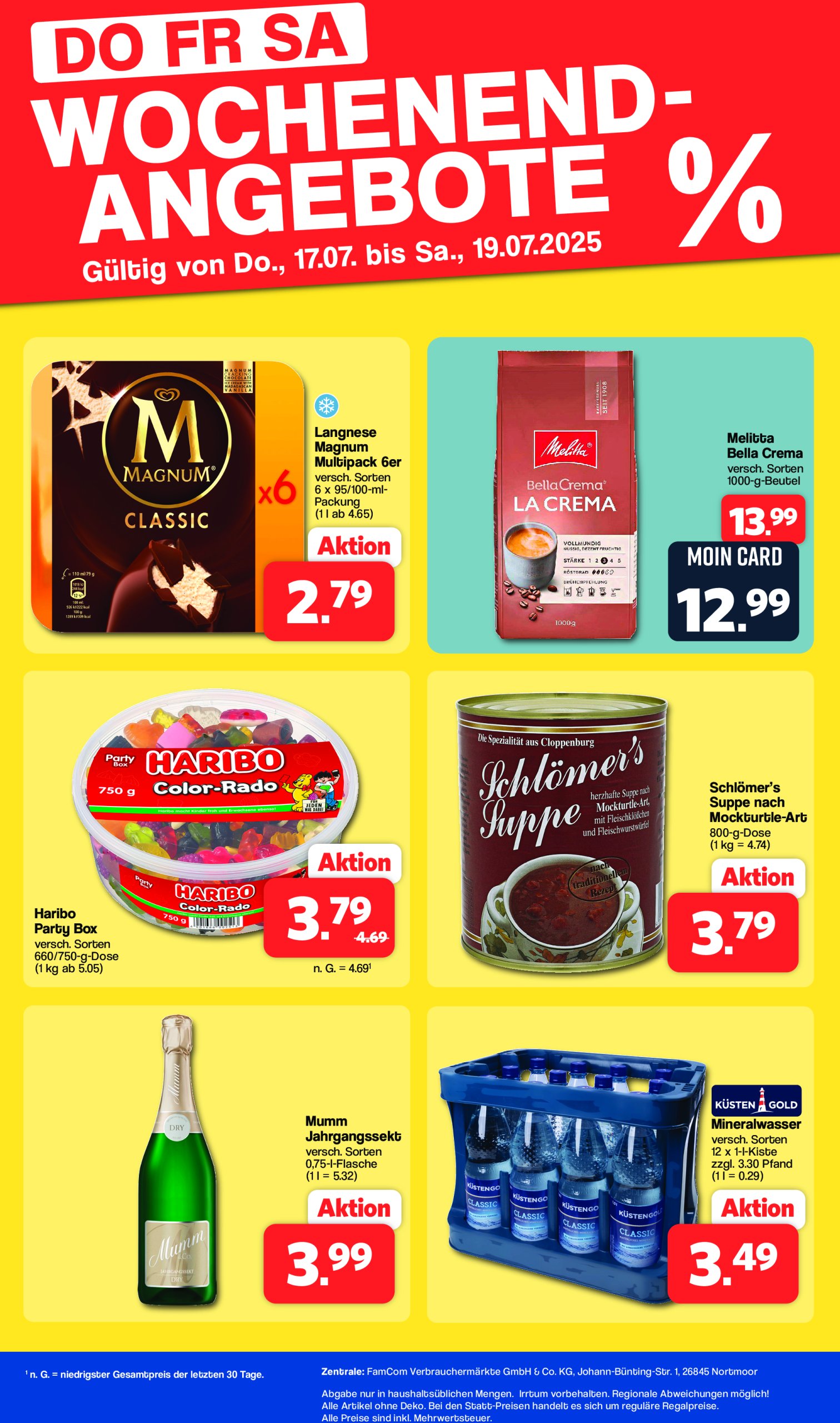 famila-nordwest - Famila Nordwest - Wochenend-Angebote-Prospekt gültig vom 17.07. bis 19.07. - page: 2