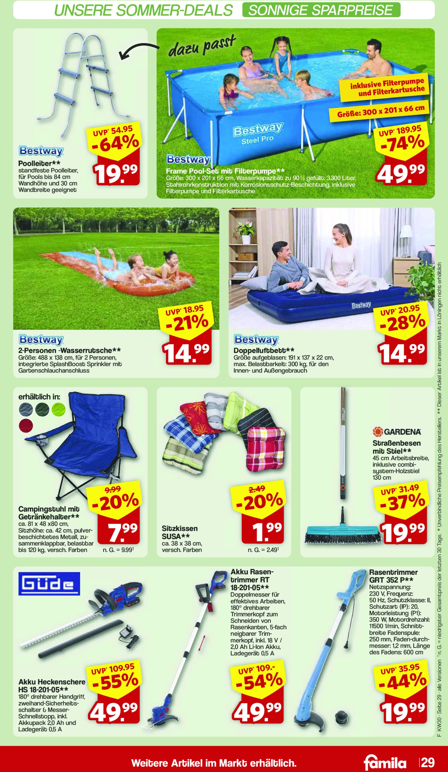 famila-nordwest - Famila Nordwest-Prospekt gültig vom 21.07. bis 26.07. - page: 36 famila-nordwest - Famila Nordwest-Prospekt gültig vom 21.07. bis 26.07. - page: 36