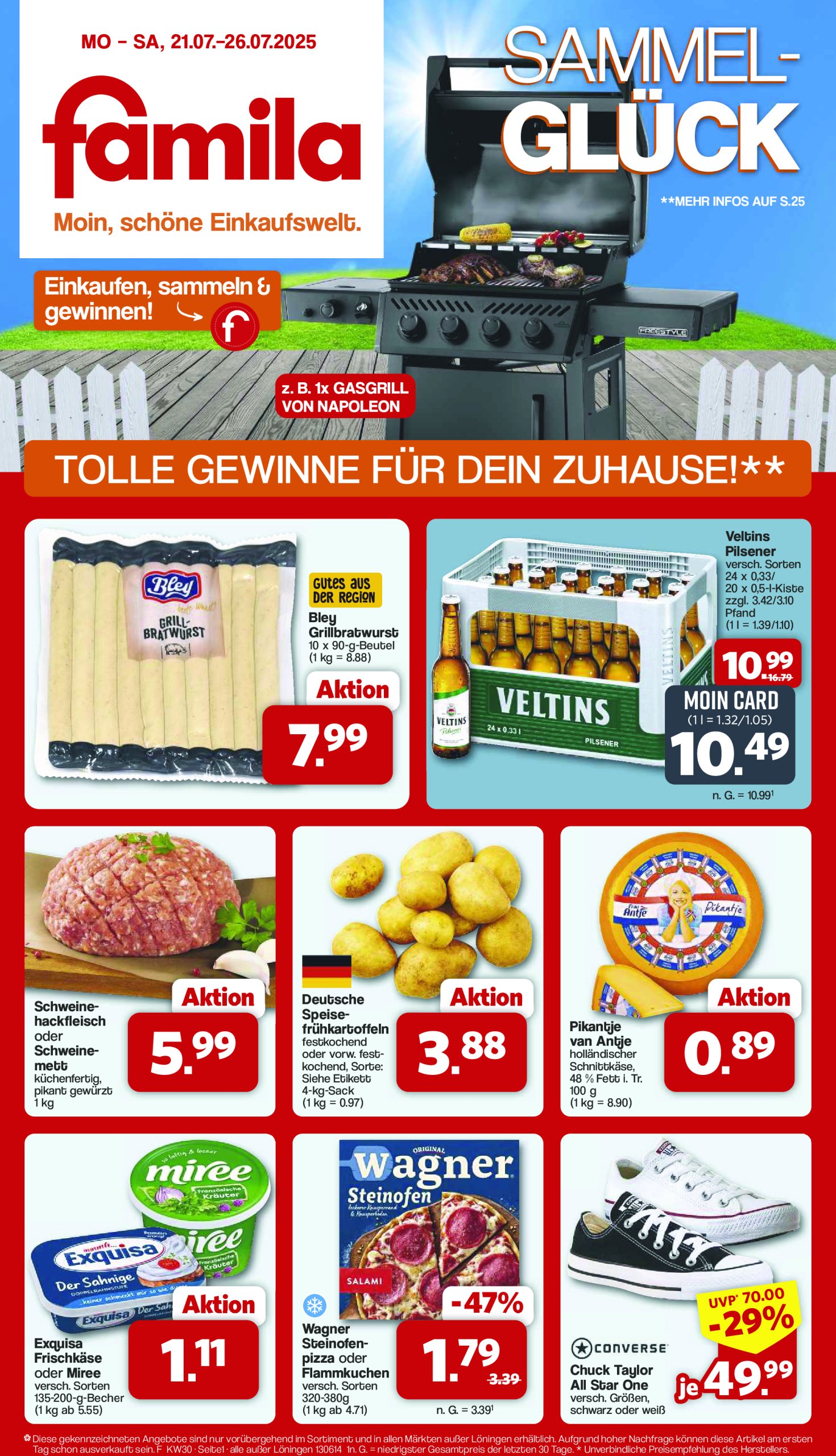famila-nordwest - Famila Nordwest-Prospekt gültig vom 21.07. bis 26.07. - page: 1 famila-nordwest - Famila Nordwest-Prospekt gültig vom 21.07. bis 26.07. - page: 1