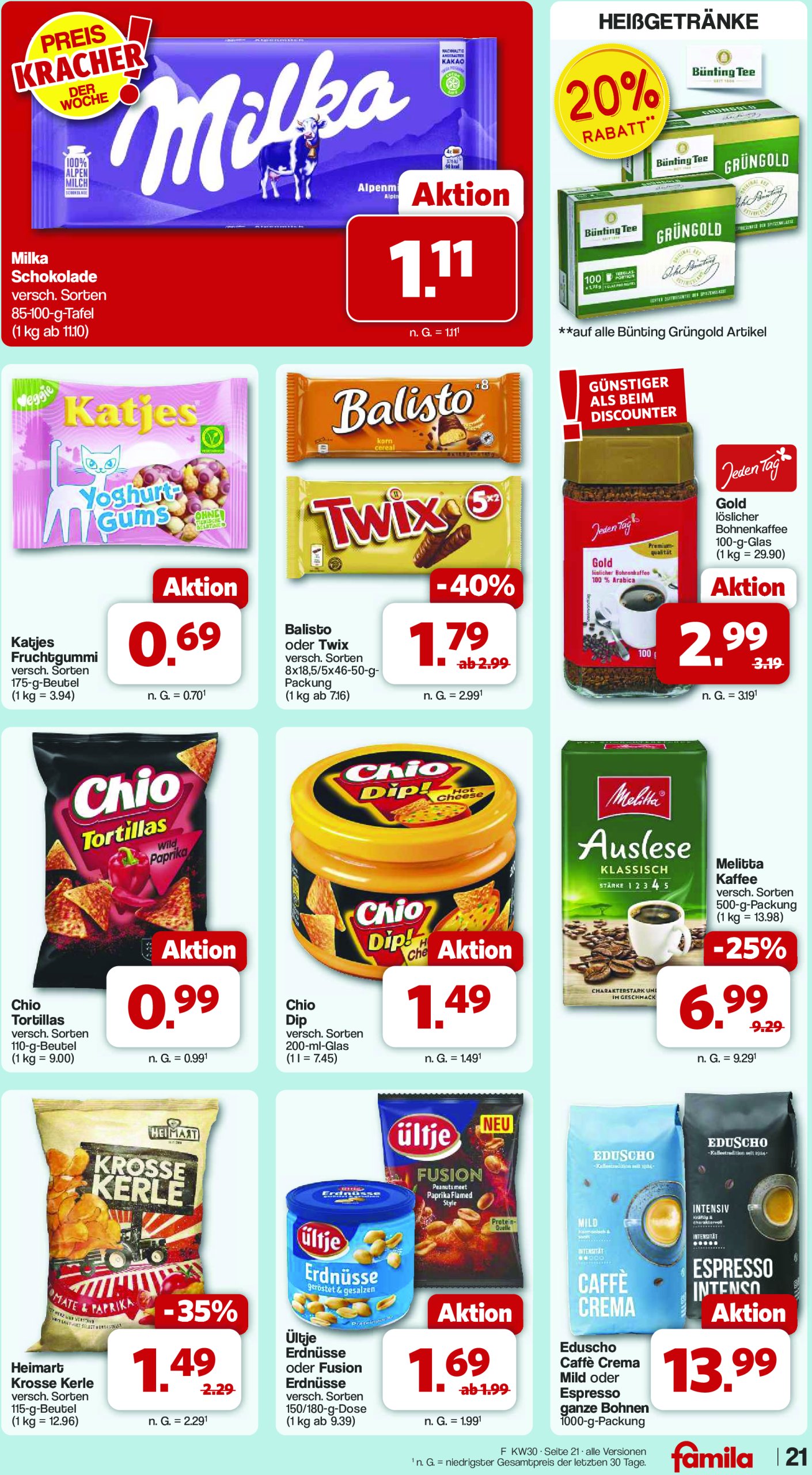 famila-nordwest - Famila Nordwest-Prospekt gültig vom 21.07. bis 26.07. - page: 24 famila-nordwest - Famila Nordwest-Prospekt gültig vom 21.07. bis 26.07. - page: 24