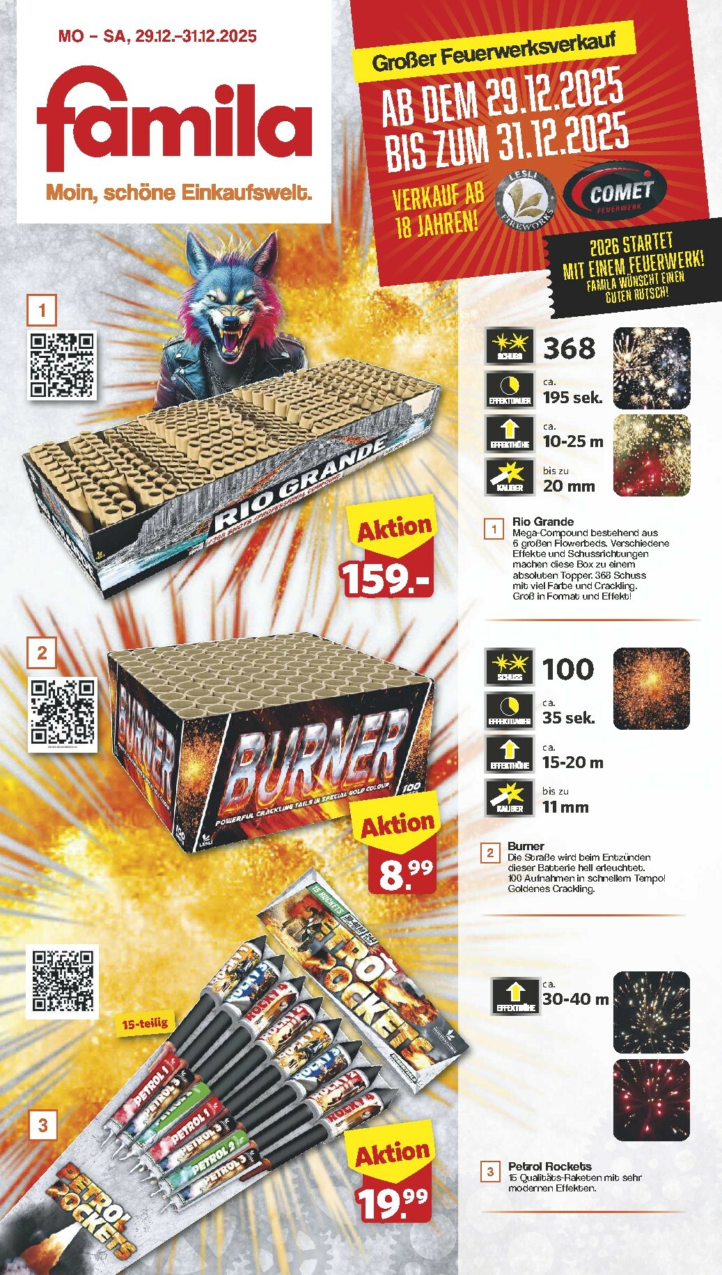 famila-nordwest - Famila Nordwest-Prospekt gültig vom 29.12. bis 31.12.