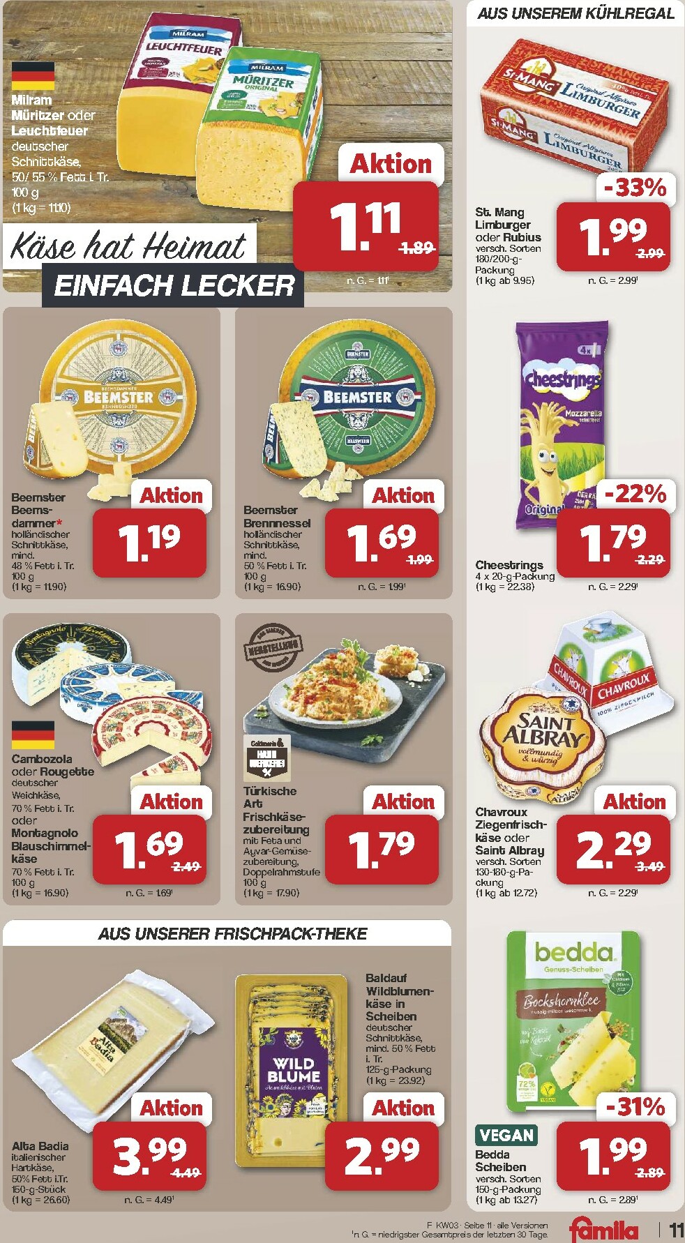 famila-nordwest - Famila Nordwest-Prospekt gültig vom 12.01. bis 17.01. - page: 11