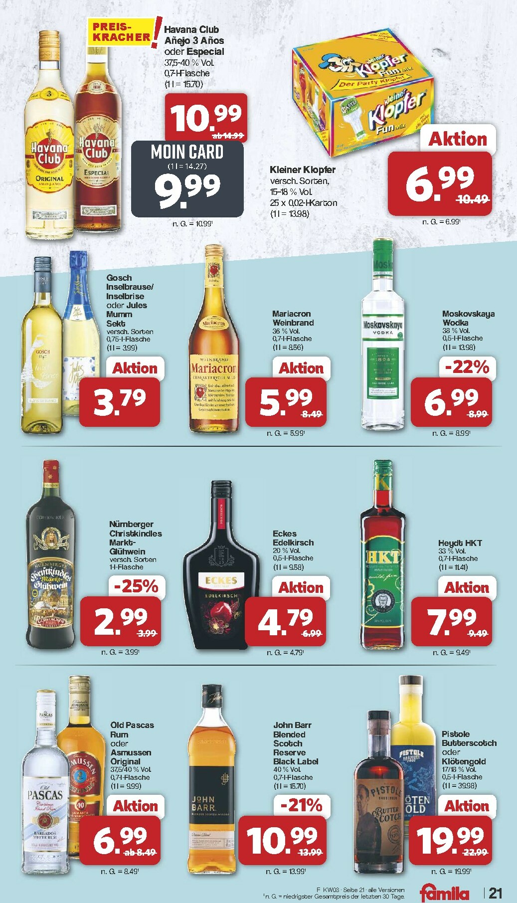 famila-nordwest - Famila Nordwest-Prospekt gültig vom 12.01. bis 17.01. - page: 21