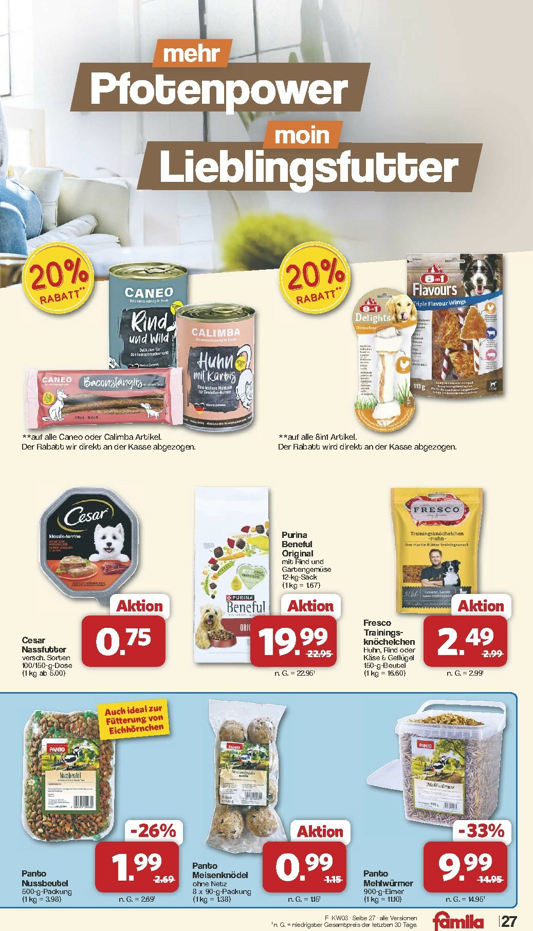 famila-nordwest - Famila Nordwest-Prospekt gültig vom 12.01. bis 17.01. - page: 27