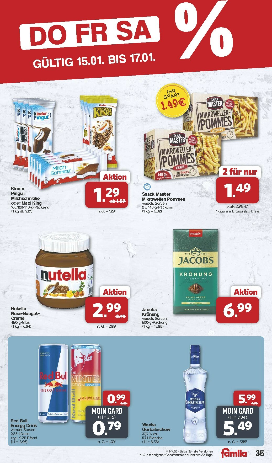 famila-nordwest - Famila Nordwest-Prospekt gültig vom 12.01. bis 17.01. - page: 35