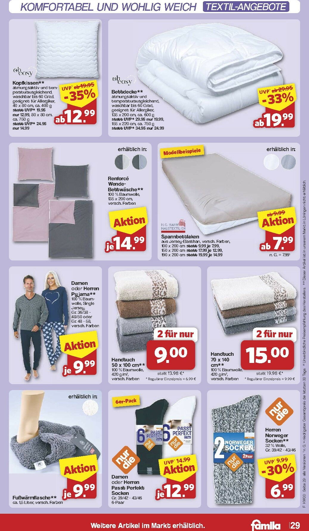 famila-nordwest - Famila Nordwest-Prospekt gültig vom 12.01. bis 17.01. - page: 29