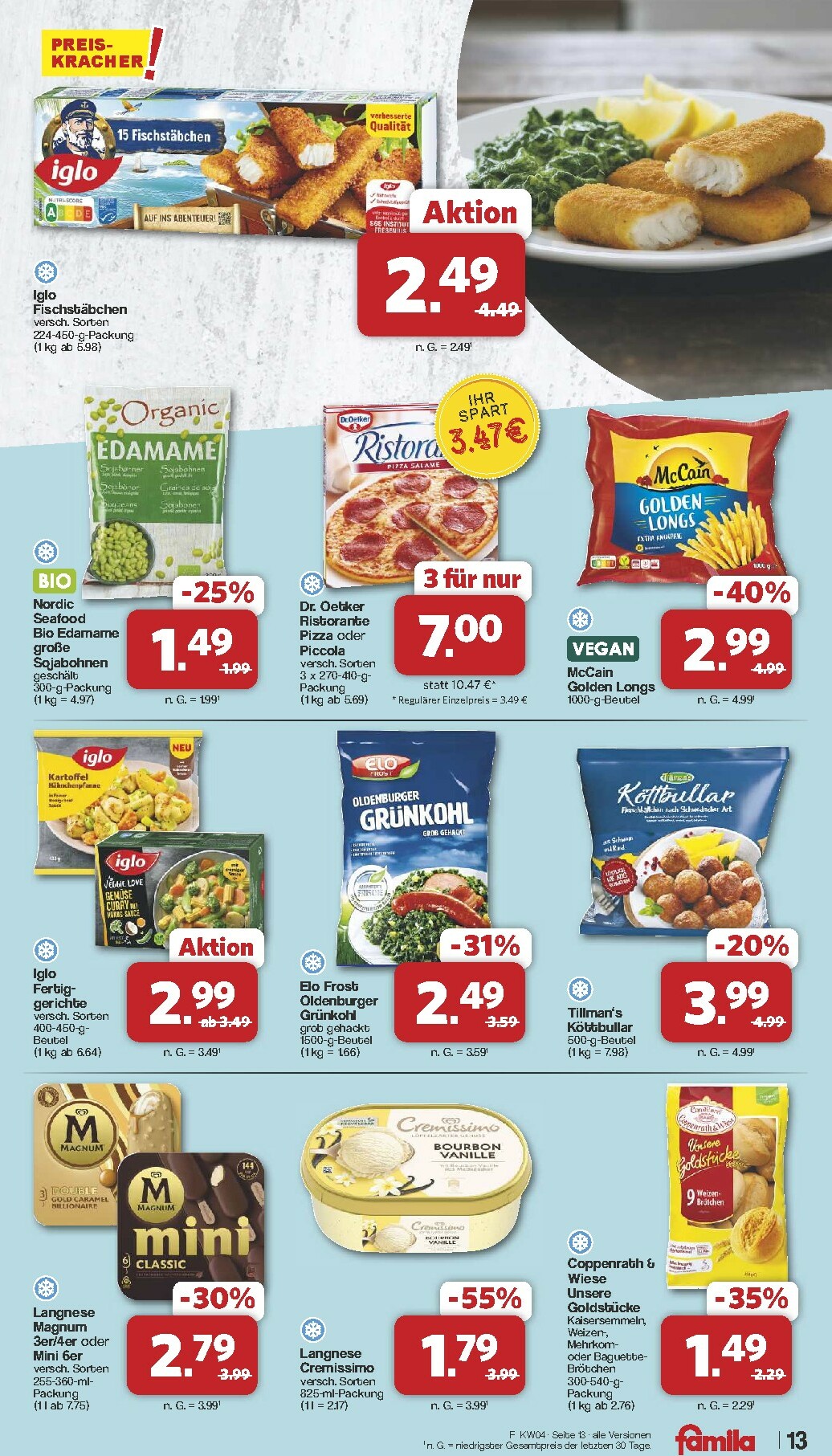 famila-nordwest - Famila Nordwest-Prospekt gültig vom 19.01. bis 24.01. - page: 13