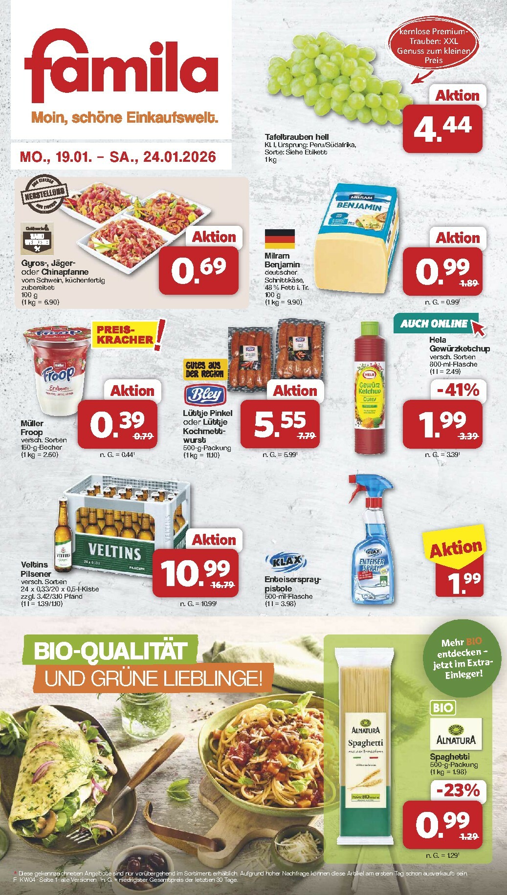 famila-nordwest - Famila Nordwest-Prospekt gültig vom 19.01. bis 24.01.