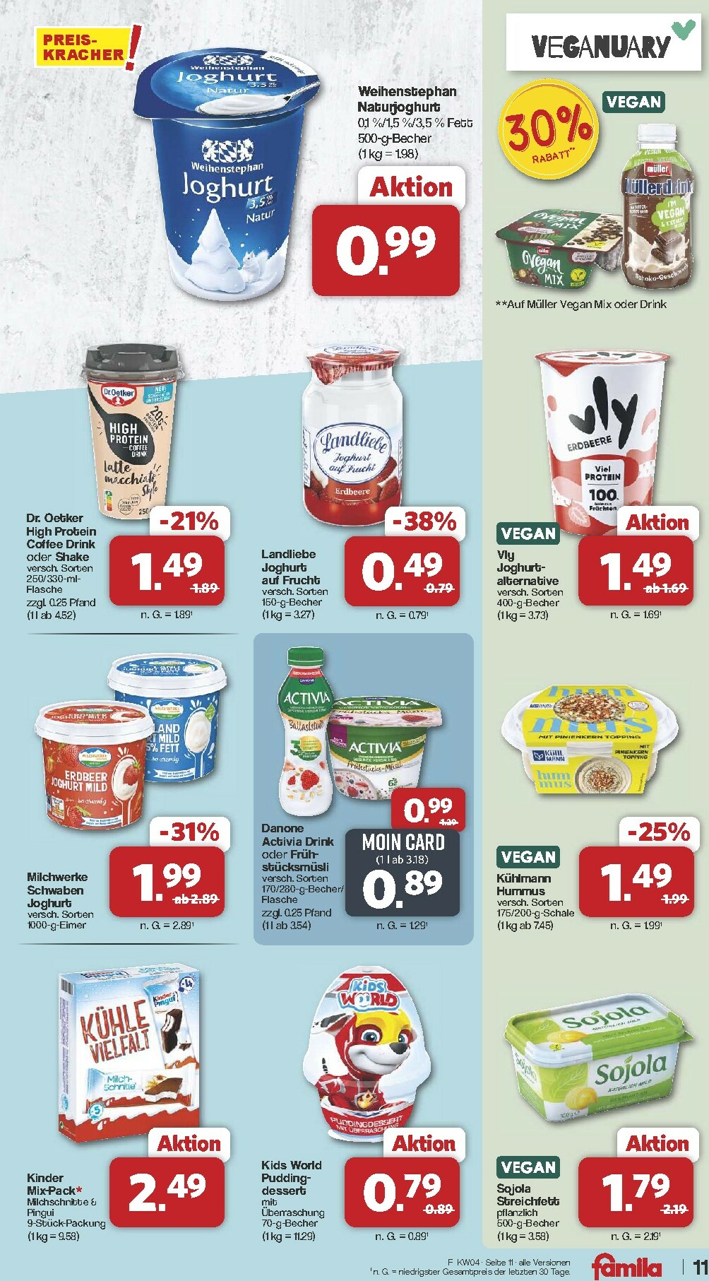 famila-nordwest - Famila Nordwest-Prospekt gültig vom 19.01. bis 24.01. - page: 11