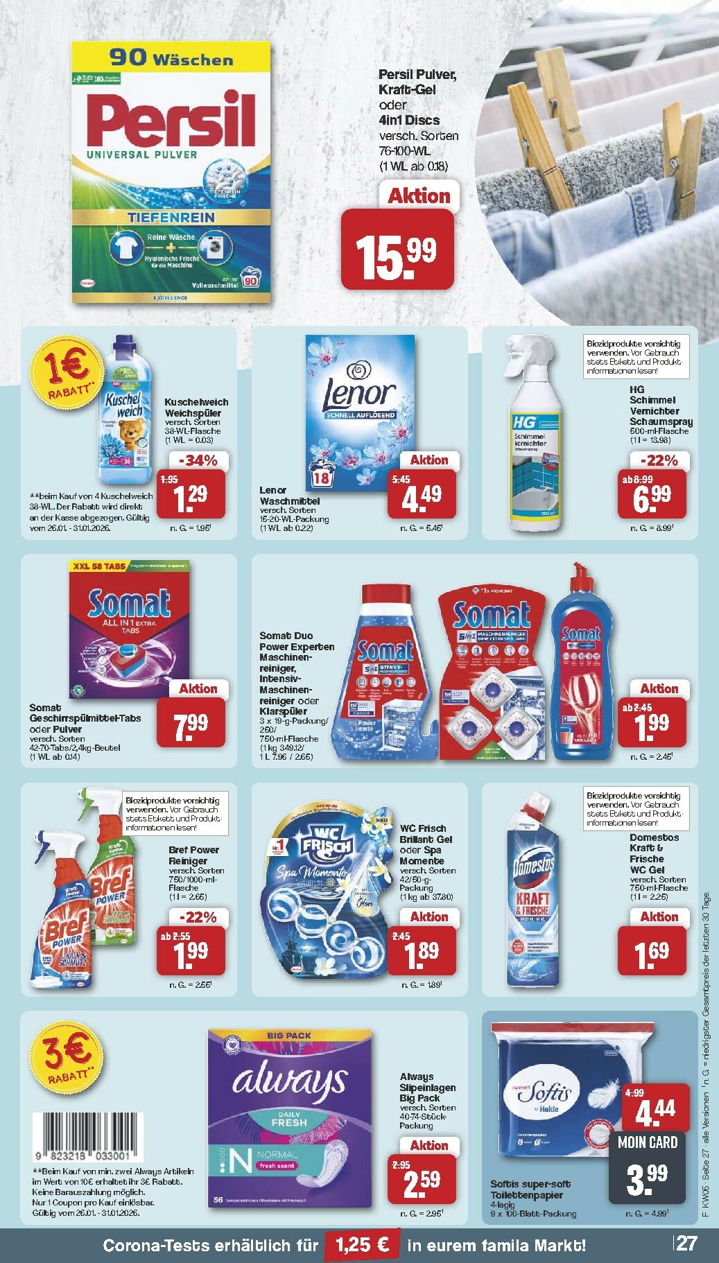 famila-nordwest - Famila Nordwest-Prospekt gültig vom 26.01. bis 31.01. - page: 27