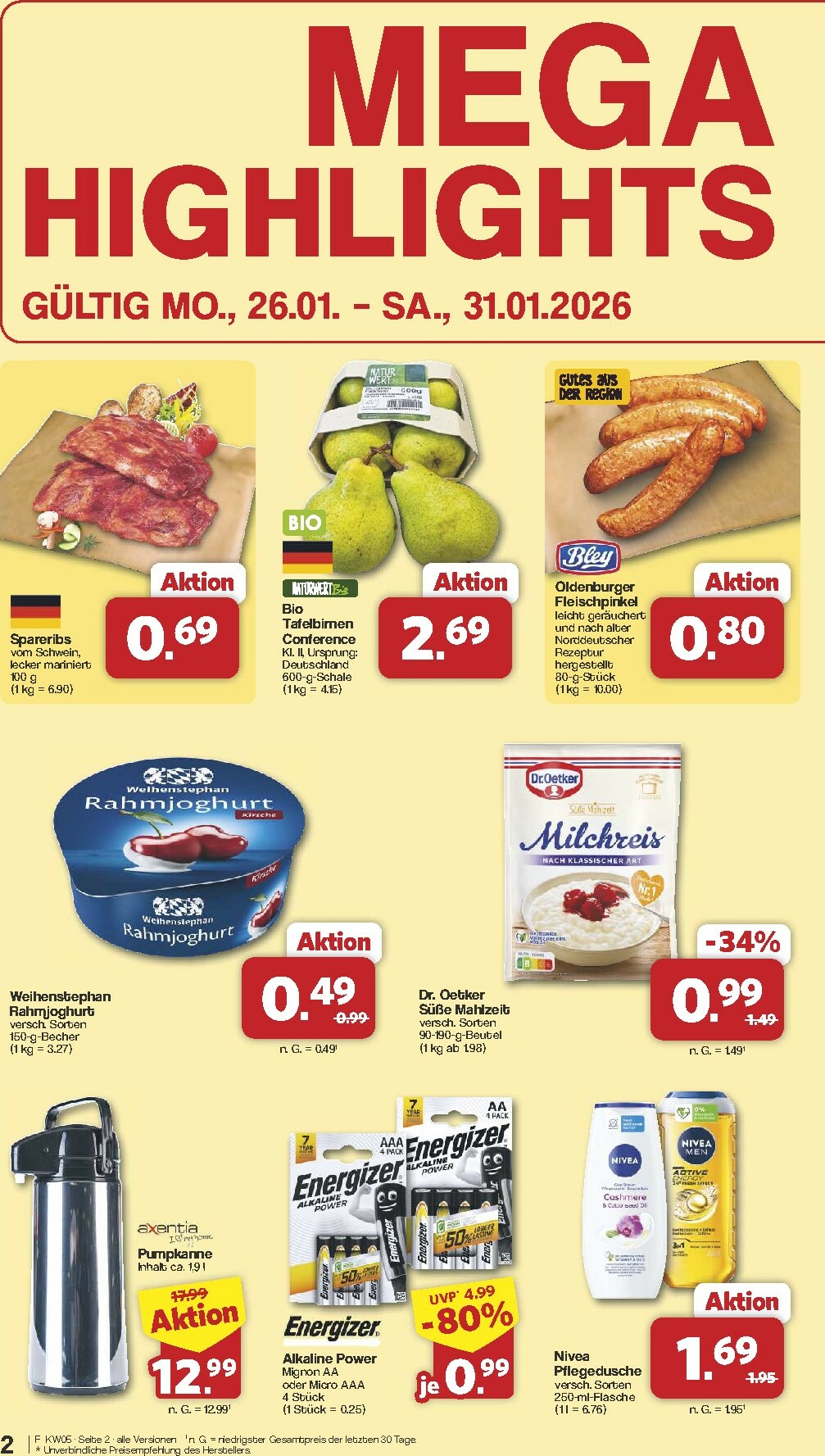 famila-nordwest - Famila Nordwest-Prospekt gültig vom 26.01. bis 31.01. - page: 2