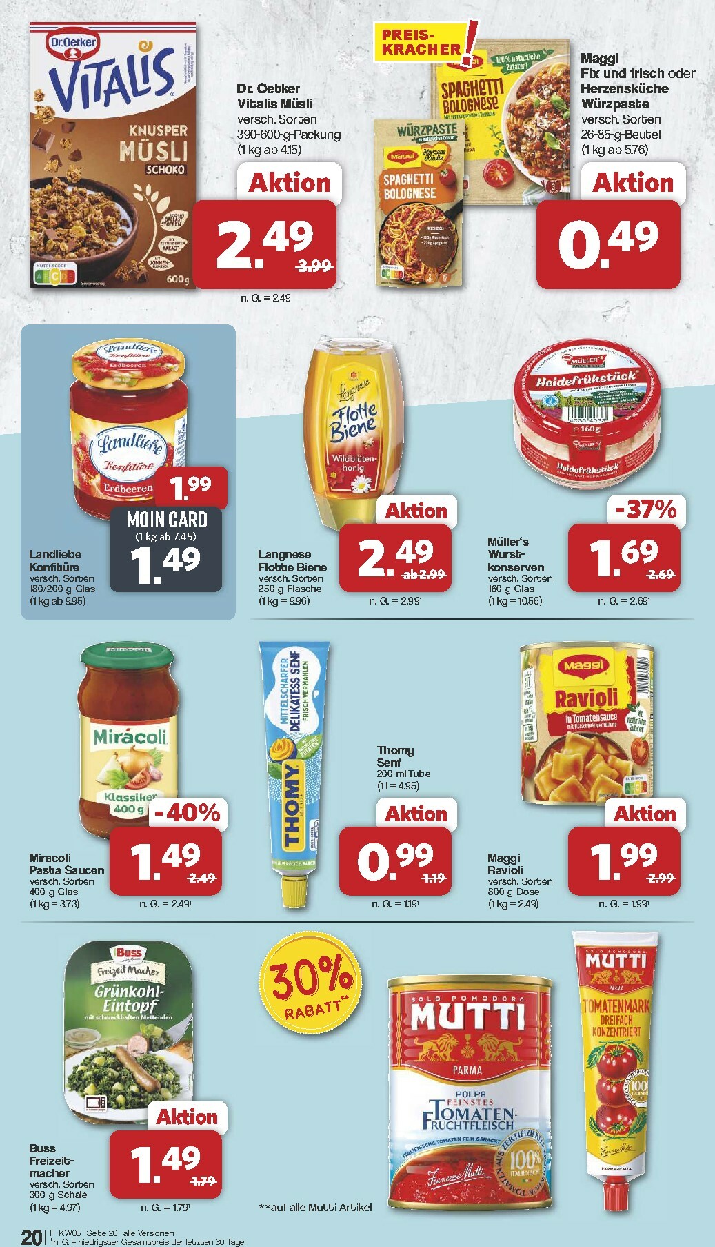 famila-nordwest - Famila Nordwest-Prospekt gültig vom 26.01. bis 31.01. - page: 20