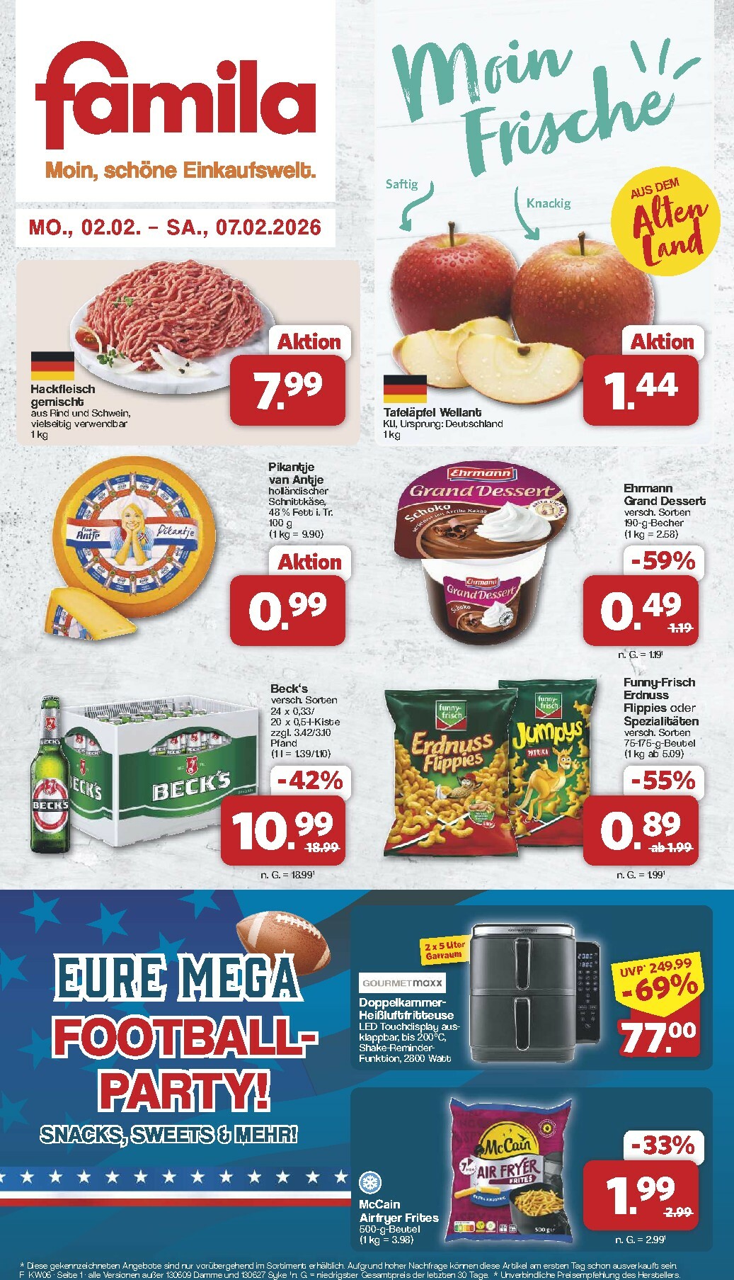 famila-nordwest - Famila Nordwest-Prospekt gültig vom 02.02.2026 bis 07.02.2026 - page: 1