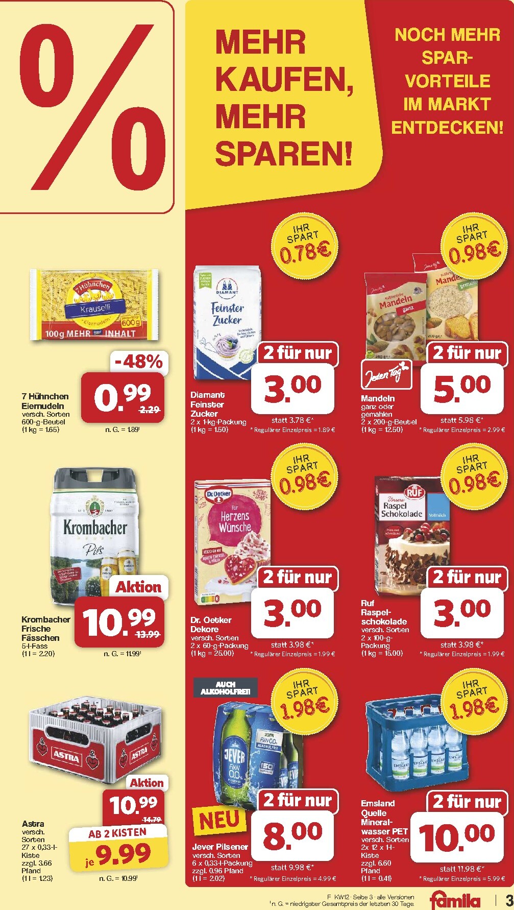 famila-nordwest - Famila Nordwest-Prospekt gültig vom 16.03.2026 bis 21.03.2026 - page: 3