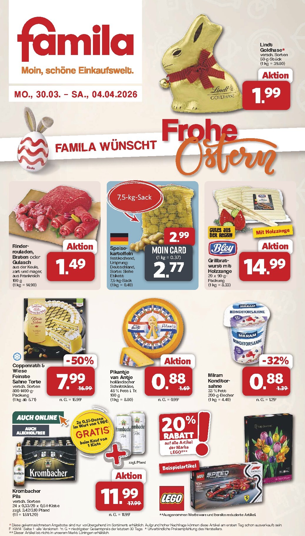 famila-nordwest - Famila Nordwest-Prospekt gültig vom 30.03.2026 bis 04.04.2026