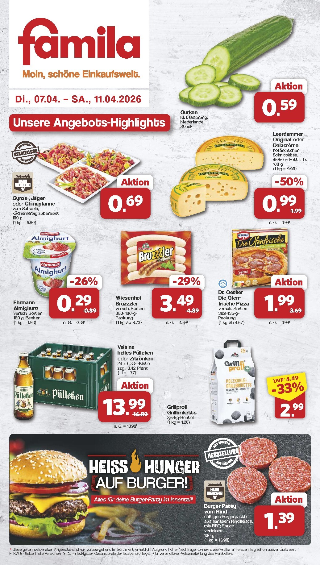 famila-nordwest - Famila Nordwest-Prospekt gültig vom 07.04.2026 bis 11.04.2026