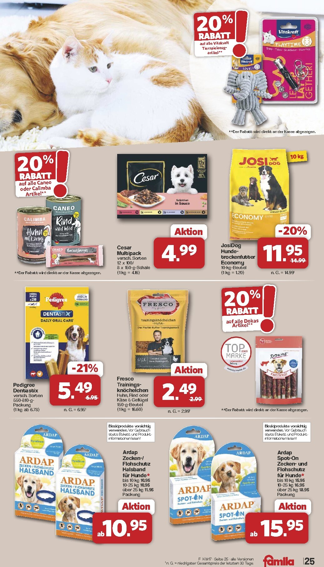 famila-nordwest - Famila Nordwest Prospekt nächste Woche – von Montag 20.04.2026 bis Samstag 25.04.2026 - page: 27