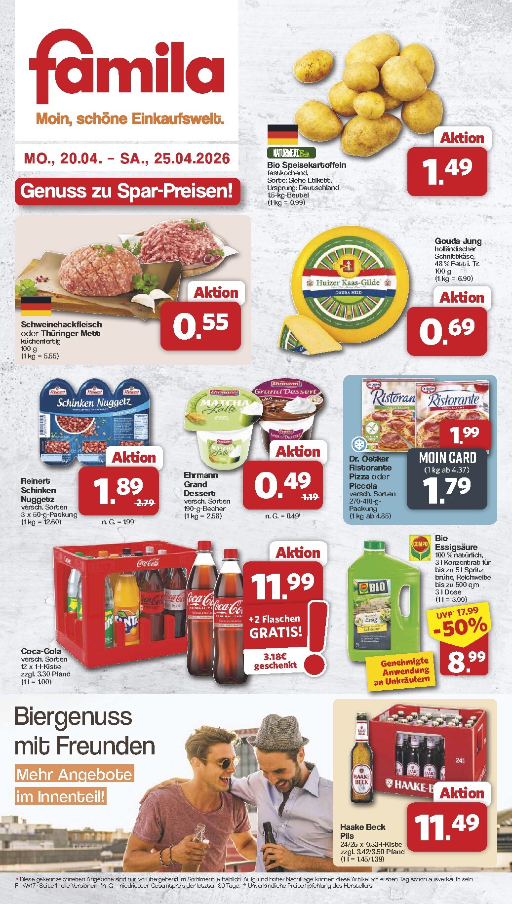 famila-nordwest - Famila Nordwest Prospekt nächste Woche – von Montag 20.04.2026 bis Samstag 25.04.2026