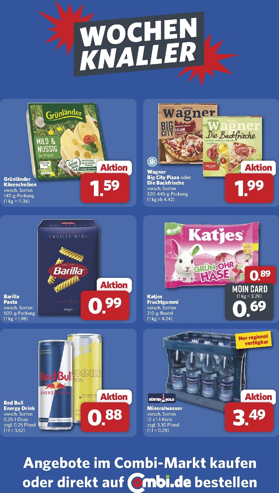 combi - Combi - Wochen Knaller Prospekt nächste Woche – von Sonntag 07.06.2026 bis Samstag 13.06.2026