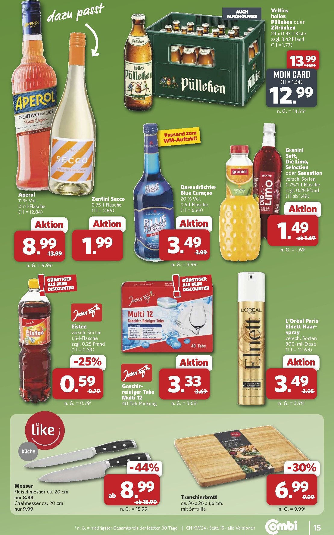 combi - Combi - Prospekt Markt - Angebote Prospekt nächste Woche – von Montag 08.06.2026 bis Samstag 13.06.2026 - page: 15