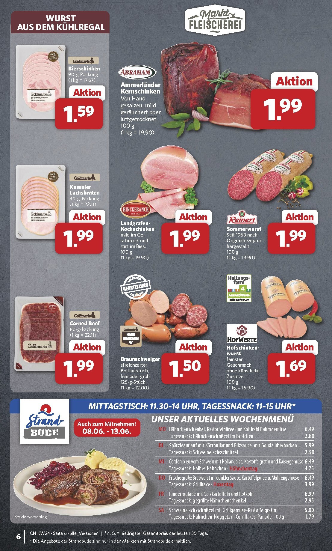 combi - Combi - Prospekt Markt - Angebote Prospekt nächste Woche – von Montag 08.06.2026 bis Samstag 13.06.2026 - page: 6