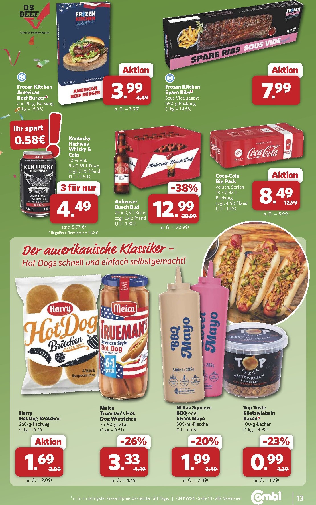 combi - Combi - Prospekt Markt - Angebote Prospekt nächste Woche – von Montag 08.06.2026 bis Samstag 13.06.2026 - page: 13