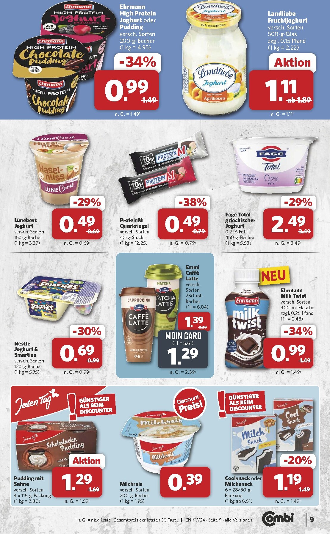 combi - Combi - Prospekt Markt - Angebote Prospekt nächste Woche – von Montag 08.06.2026 bis Samstag 13.06.2026 - page: 9
