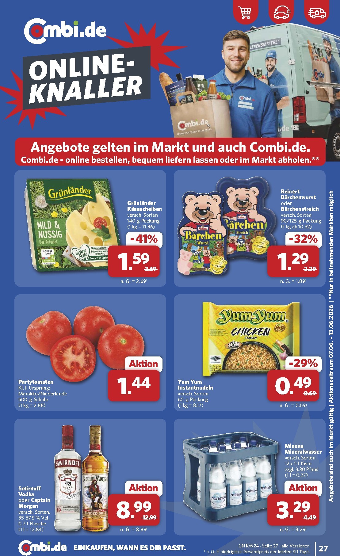 combi - Combi - Prospekt Markt - Angebote Prospekt nächste Woche – von Montag 08.06.2026 bis Samstag 13.06.2026 - page: 29