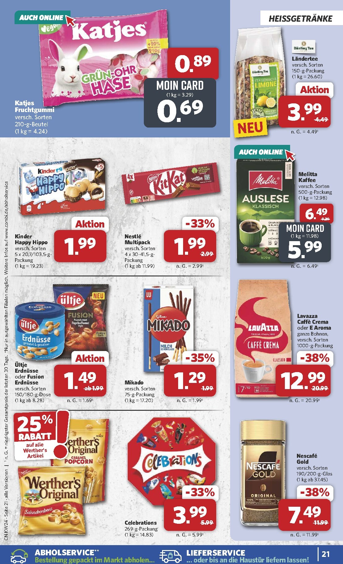combi - Combi - Prospekt Markt - Angebote Prospekt nächste Woche – von Montag 08.06.2026 bis Samstag 13.06.2026 - page: 21