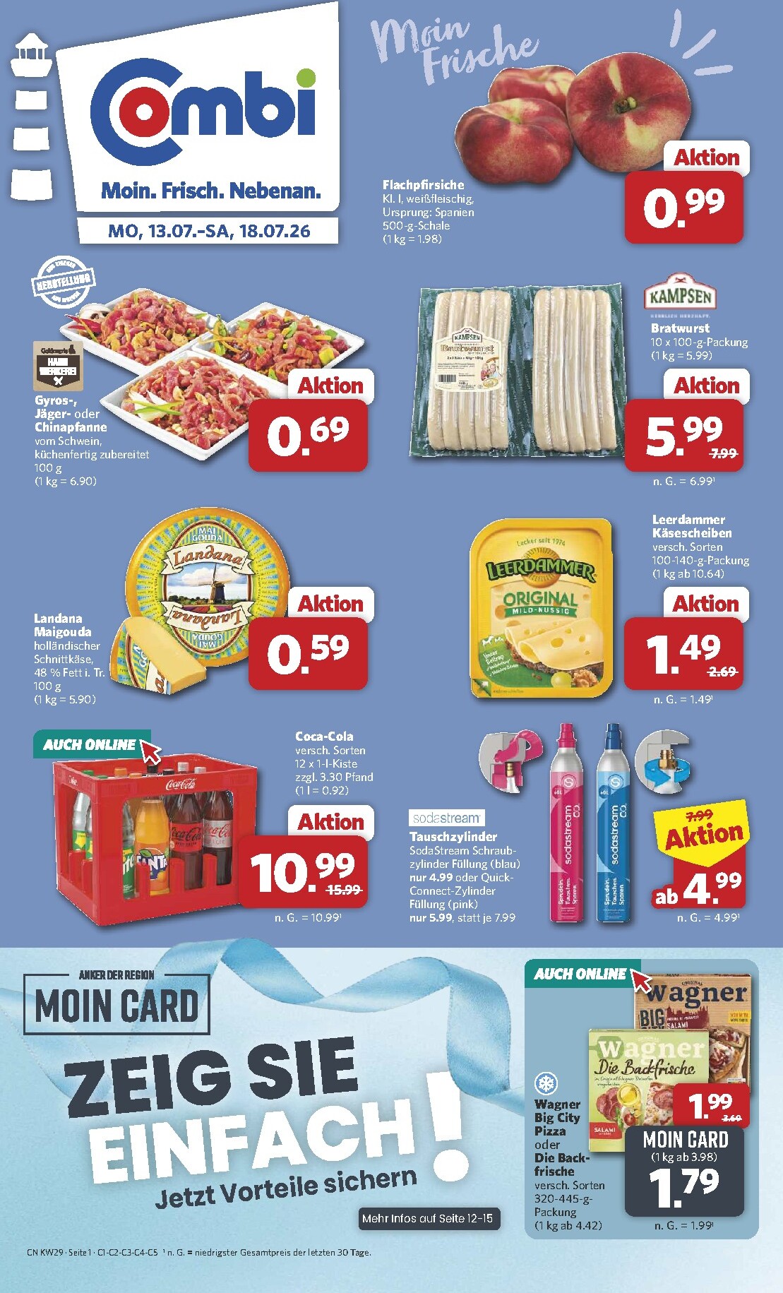 combi - Combi Prospekt – von Montag 13.07.2026 bis Samstag 18.07.2026