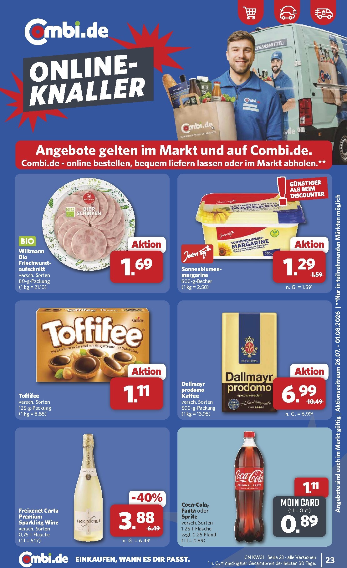combi - Combi Prospekt nächste Woche – von Montag 27.07.2026 bis Samstag 01.08.2026 - page: 25
