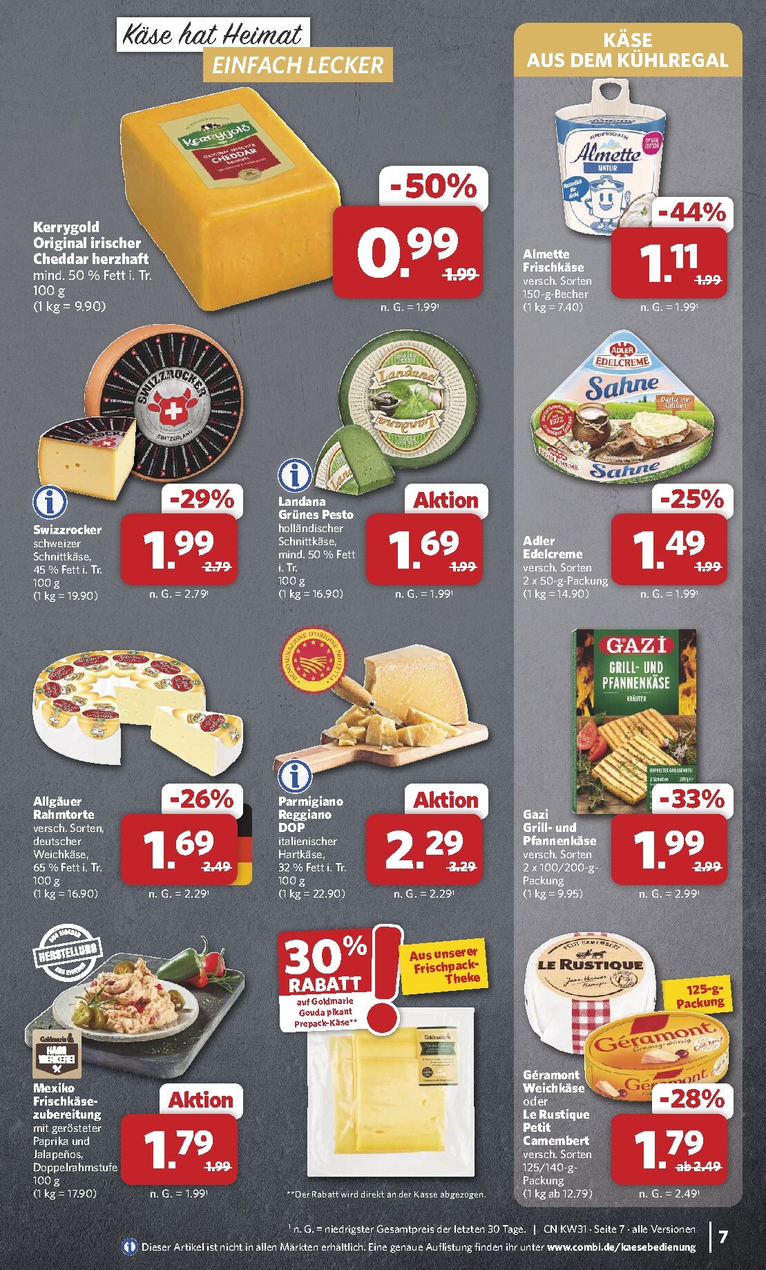 combi - Combi Prospekt nächste Woche – von Montag 27.07.2026 bis Samstag 01.08.2026 - page: 7
