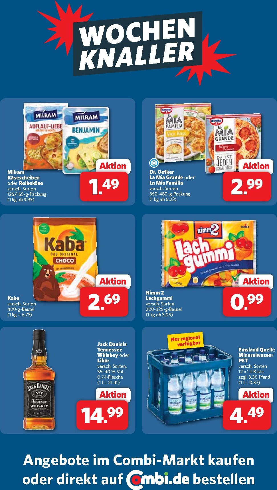 combi - Combi Prospekt – von Sonntag 26.07.2026 bis Samstag 01.08.2026