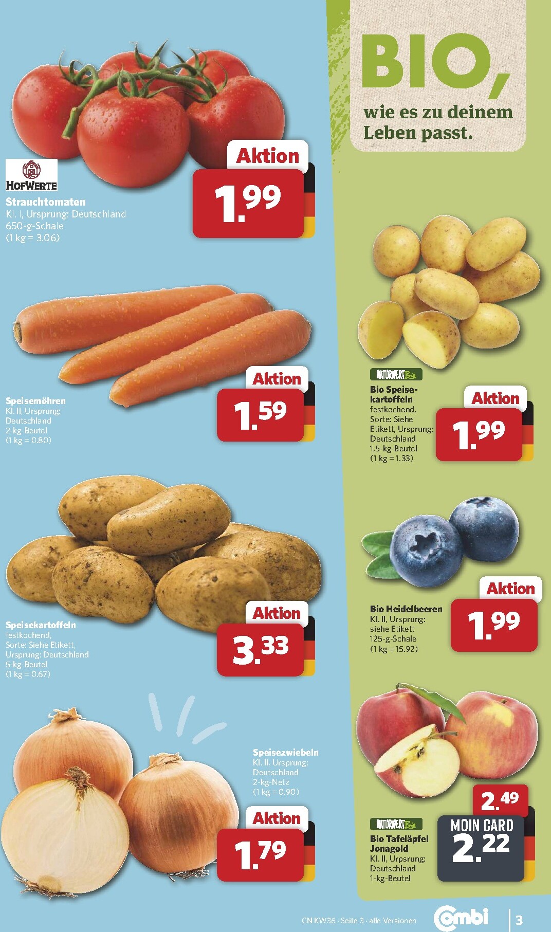 combi - Combi Prospekt nächste Woche – von Montag 31.08.2026 bis Samstag 05.09.2026 - page: 3